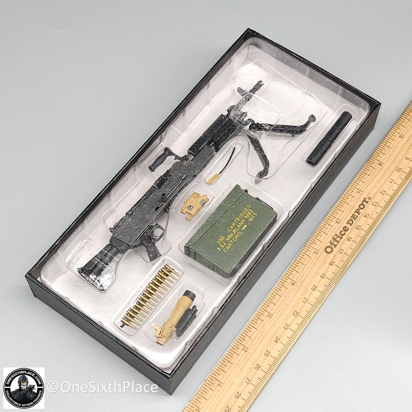 1:6 scale ZY Toys M240L Heavy Machine Gun Weapon Set for 12" Figures ZY16-9