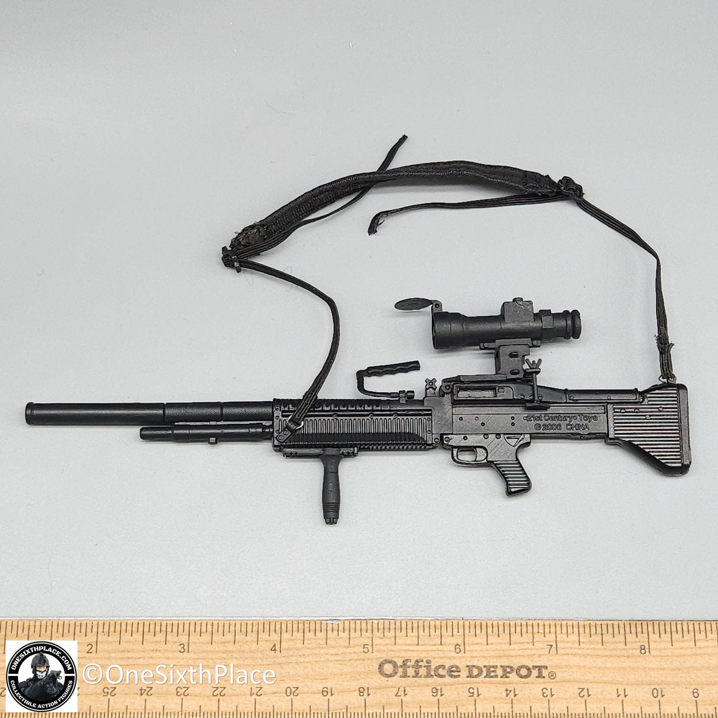 1:6 scale Ultimate Soldier M60 Machine Gun w/ Suppressor for 12" Figures