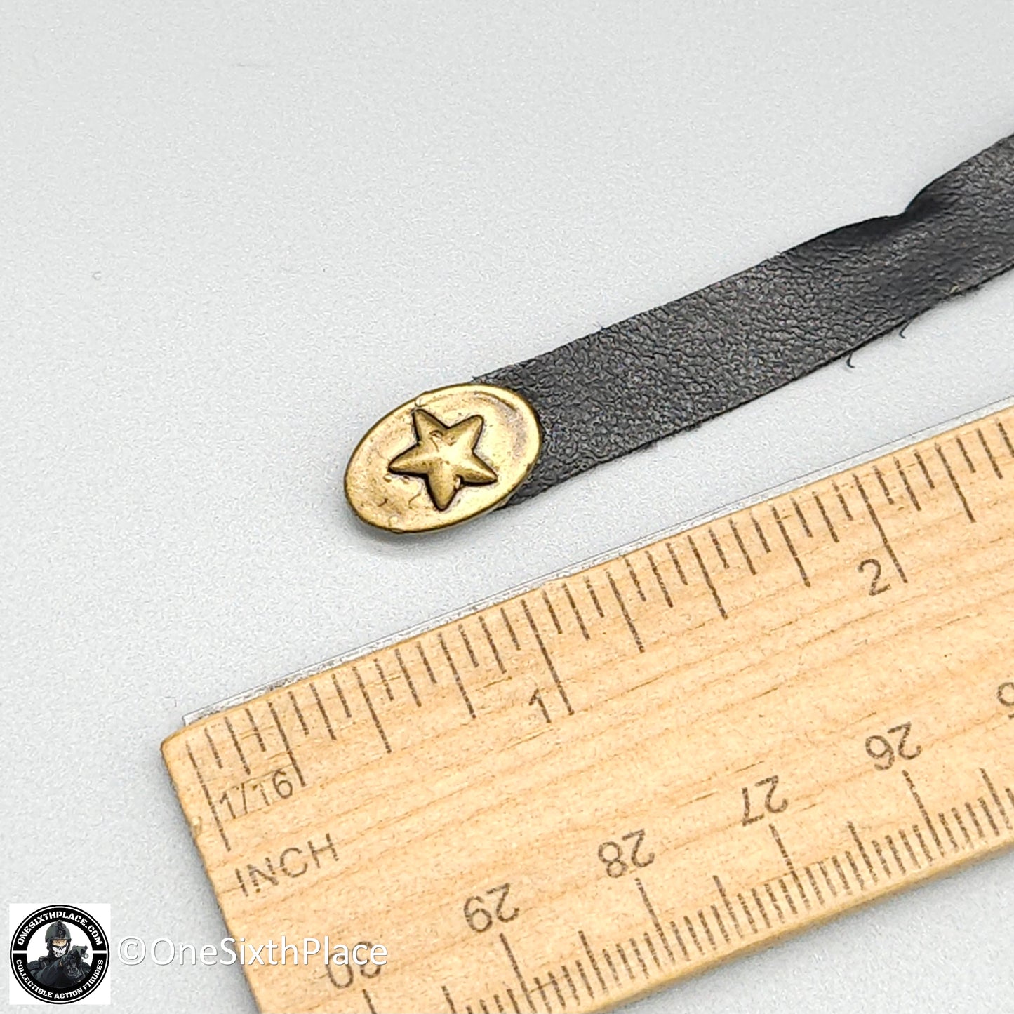 1:6 Sideshow Civil War Confederate 1st Texas Leather Like Belt for 12" Figures