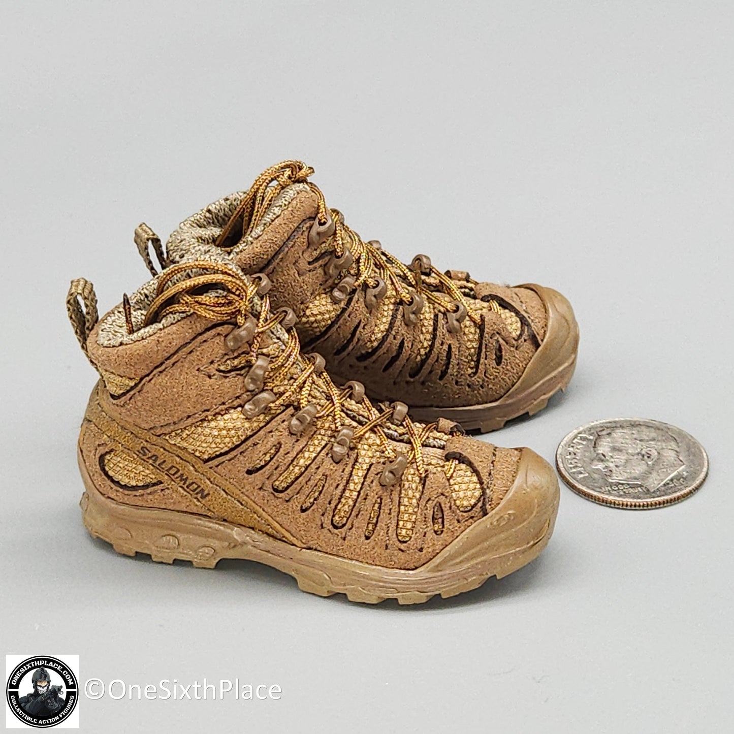 1:6 scale Easy & Simple Russian Special Operations Forces (SSO) Tan GTX Boots for 12" Figures