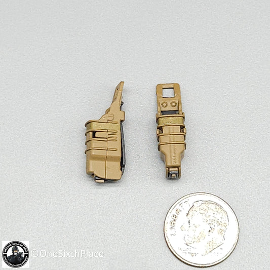 1:6 scale Easy & Simple Russian Special Operations Forces (SSO) Pistol Mag Pouch (x2) for 12" Figures
