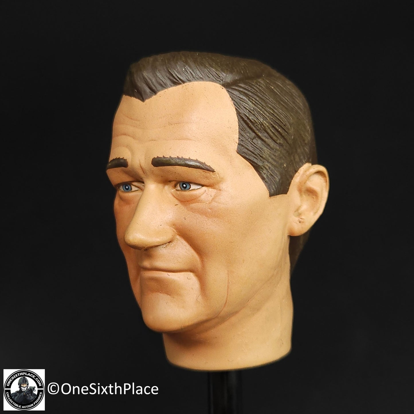 1:6 scale Sideshow Vietnam John Wayne Col Kirby Male Head Sculpt READ NOTE for 12" Figures