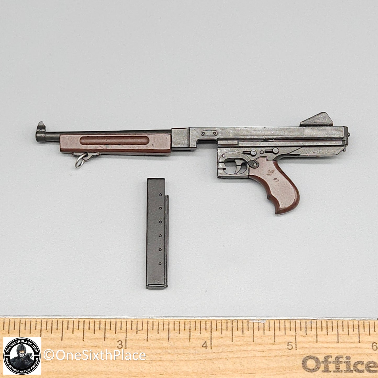 1:6 scale Dragon WWII Stockless Thompson Submachine Gun for 12" Figures