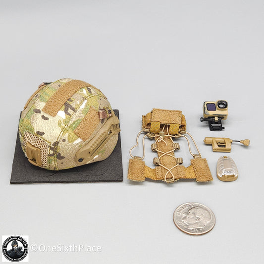 1:6 scale Easy & Simple Russian Special Operations Forces (SSO) Multicam Helmet for 12" Figures