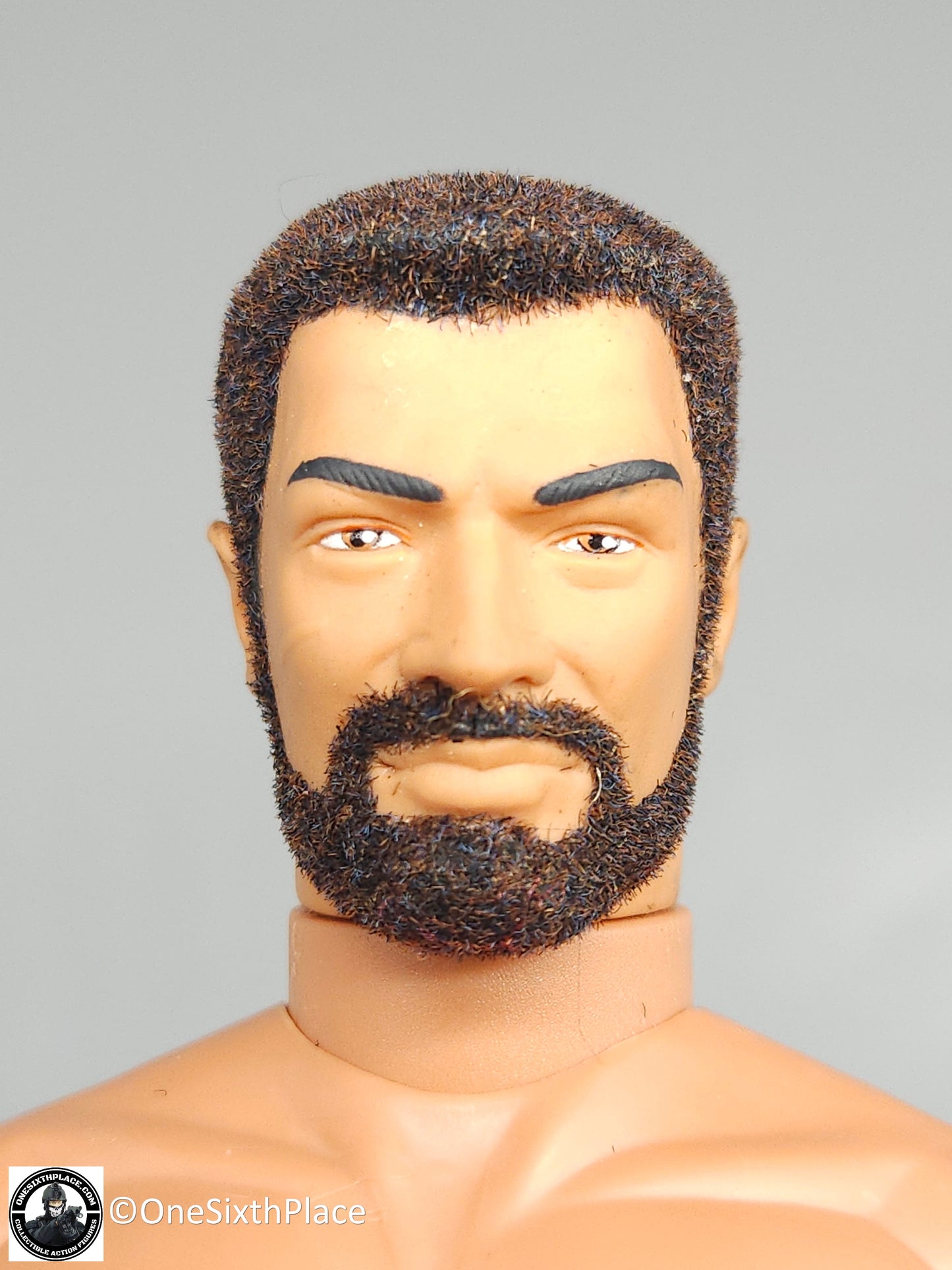 1:6 scale Hasbro GI Joe 1996 Male Body w/ Flocked Beard & Hair 12" Figure