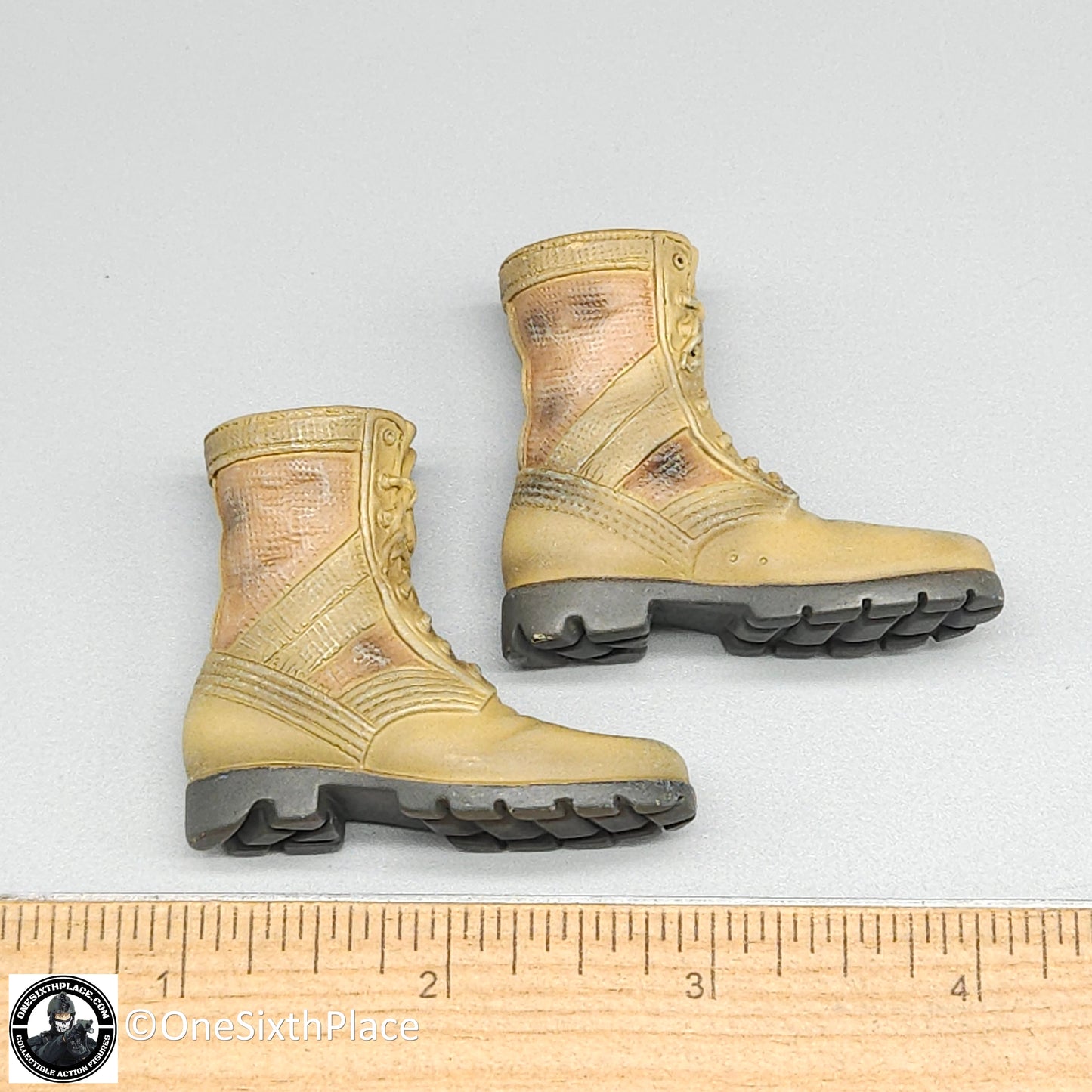 1:6 scale Dragon Kenneth Bowra Desert Combat Boots for 12" Figures