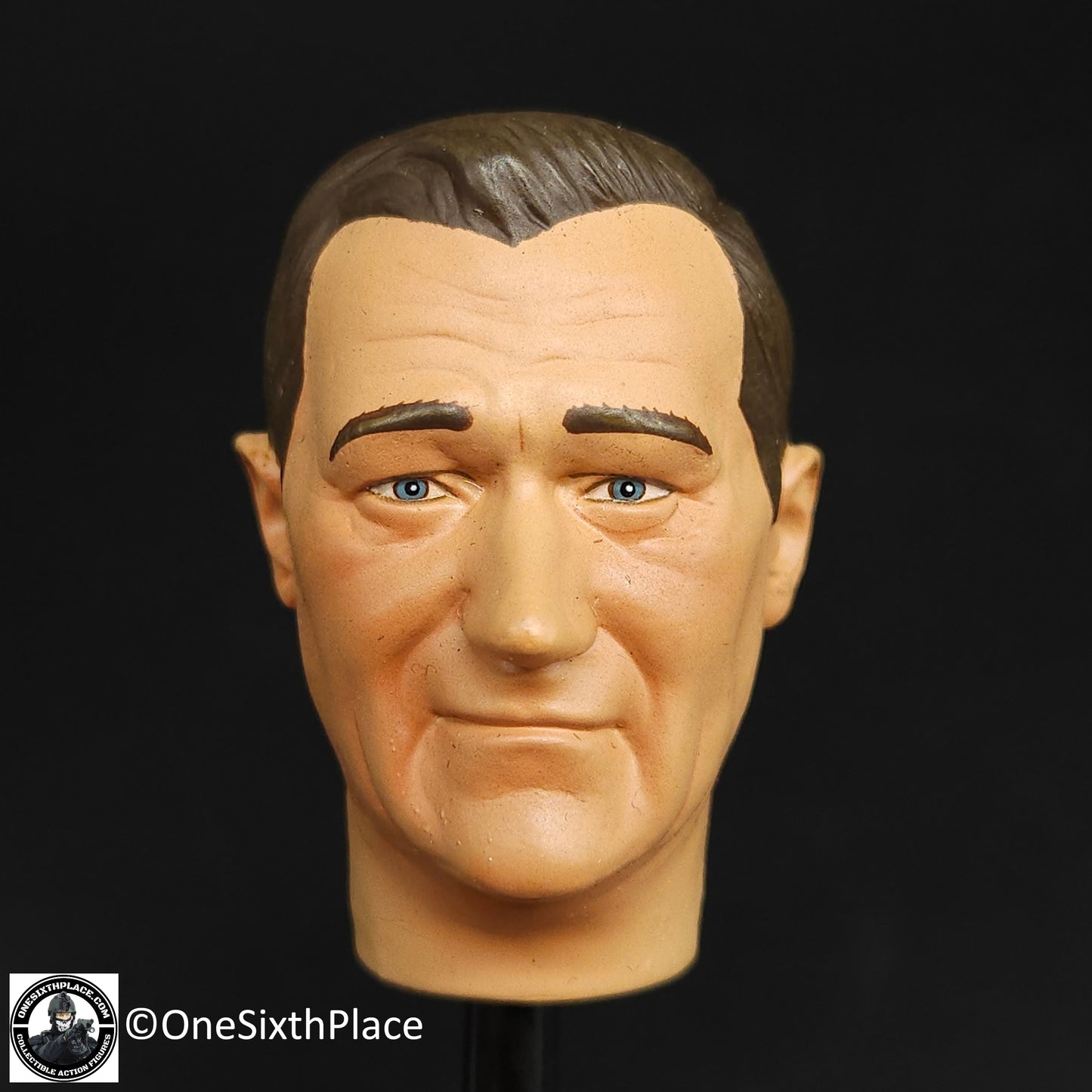 1:6 scale Sideshow Vietnam John Wayne Col Kirby Male Head Sculpt READ NOTE for 12" Figures