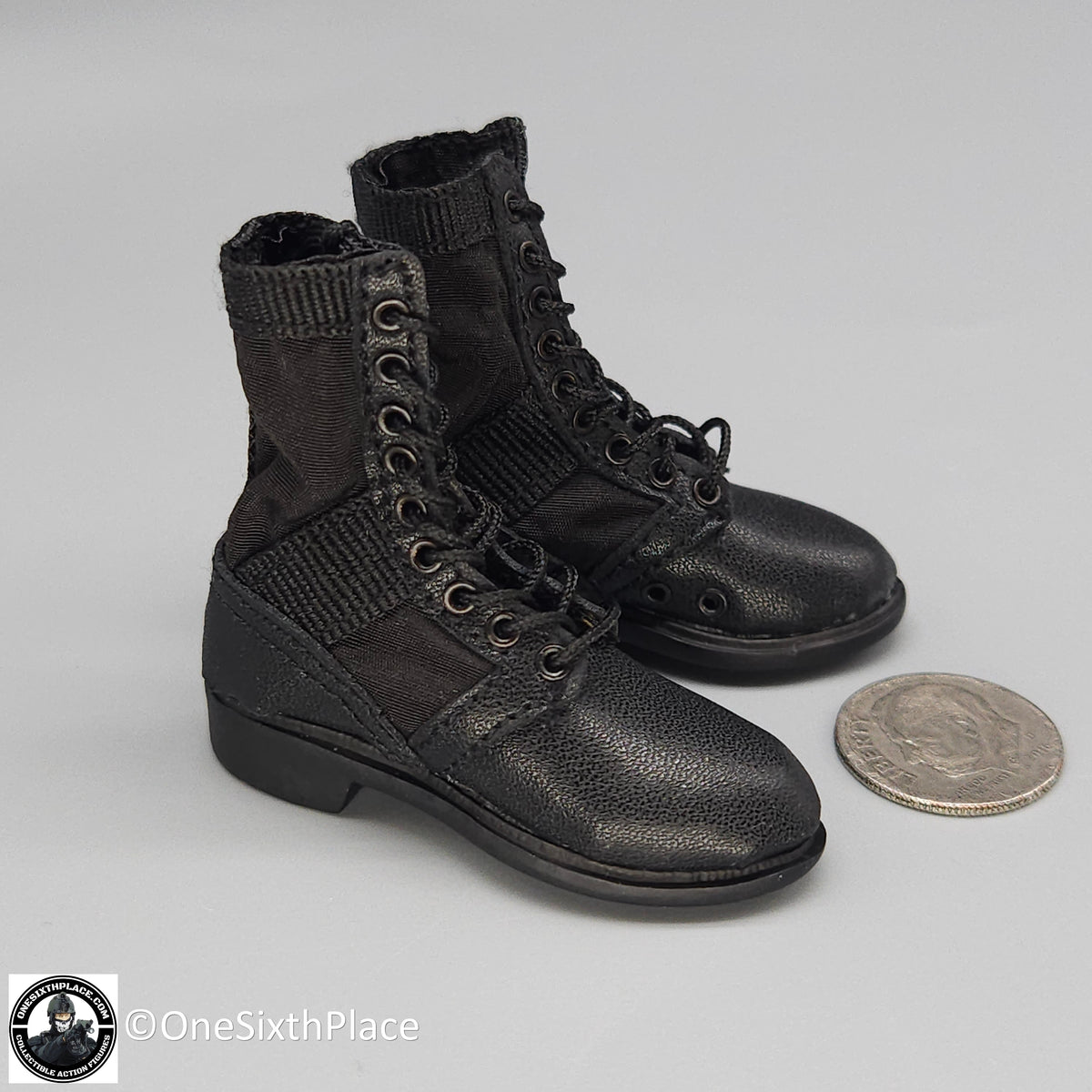 1:6 scale Shinning Toys US Navy F18 Aviator Combat Boots for 12" Figures