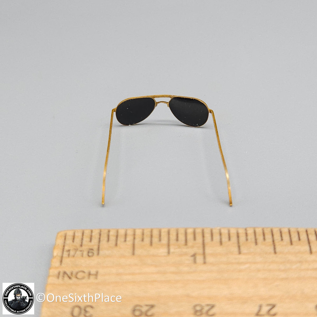1:6 scale Shinning Toys US Navy F14 Aviator Metal Sunglasses for 12" Figures
