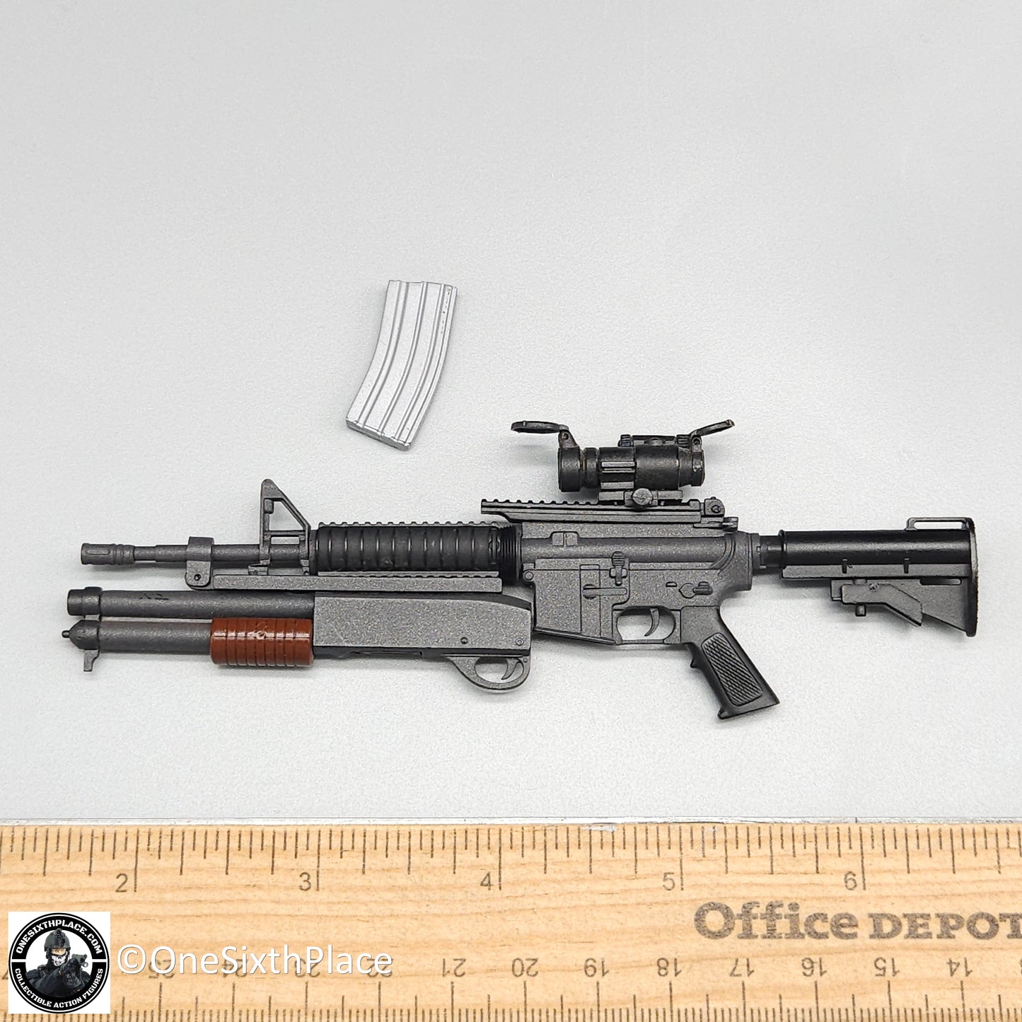 1:6 scale Dragon M4 Rifle w/ Masterkey Shotgun for 12" Figures