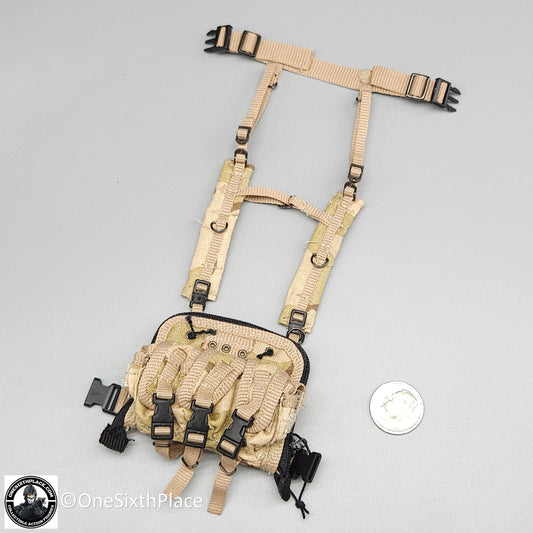 1:6 scale ACE CIA PMC Afghanistan Desert Chest Rig for 12" Figures