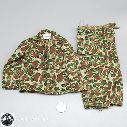 1:6 scale Cotswold Gearbox WWII HBT Duck Camo Uniform for 12" Figures