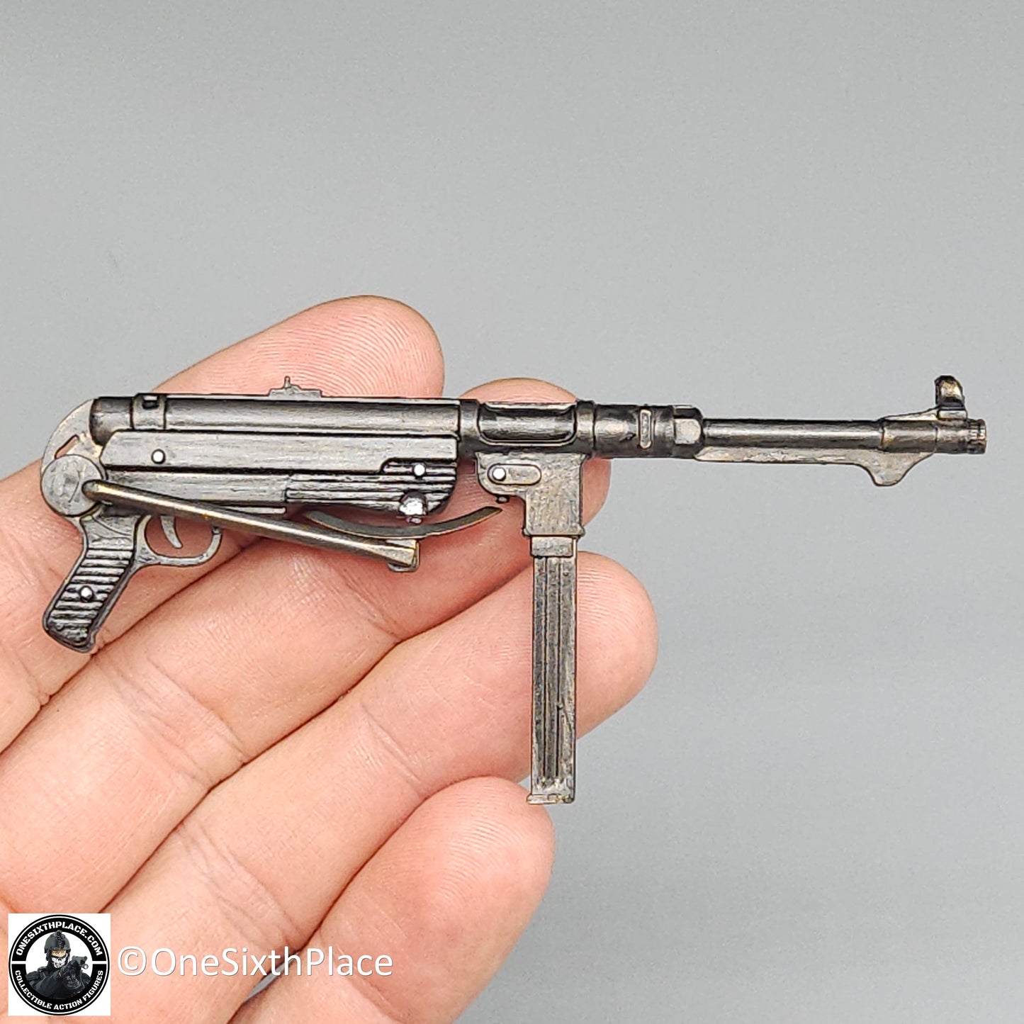 1:6 scale Cotswold WWII German MP40 Submachine Gun Weathered for 12" Figures