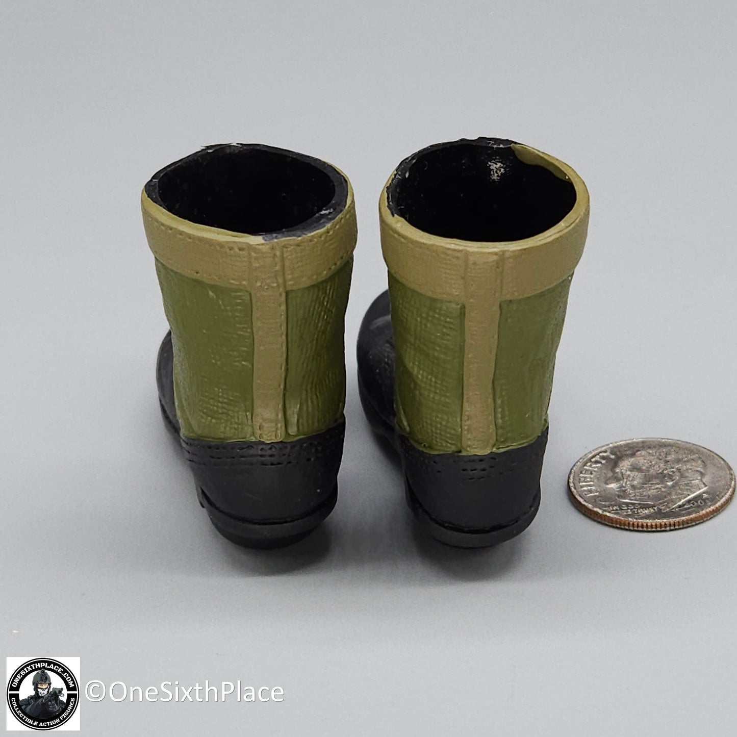 1:6 scale Dragon Vietnam MACV-SOG Ron Footprint Boots for 12" Figures