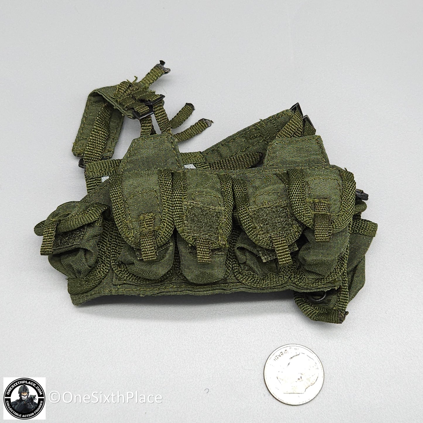 1:6 scale ACE Green Delta Force BHI Chest Rig Harness for 12" Figures