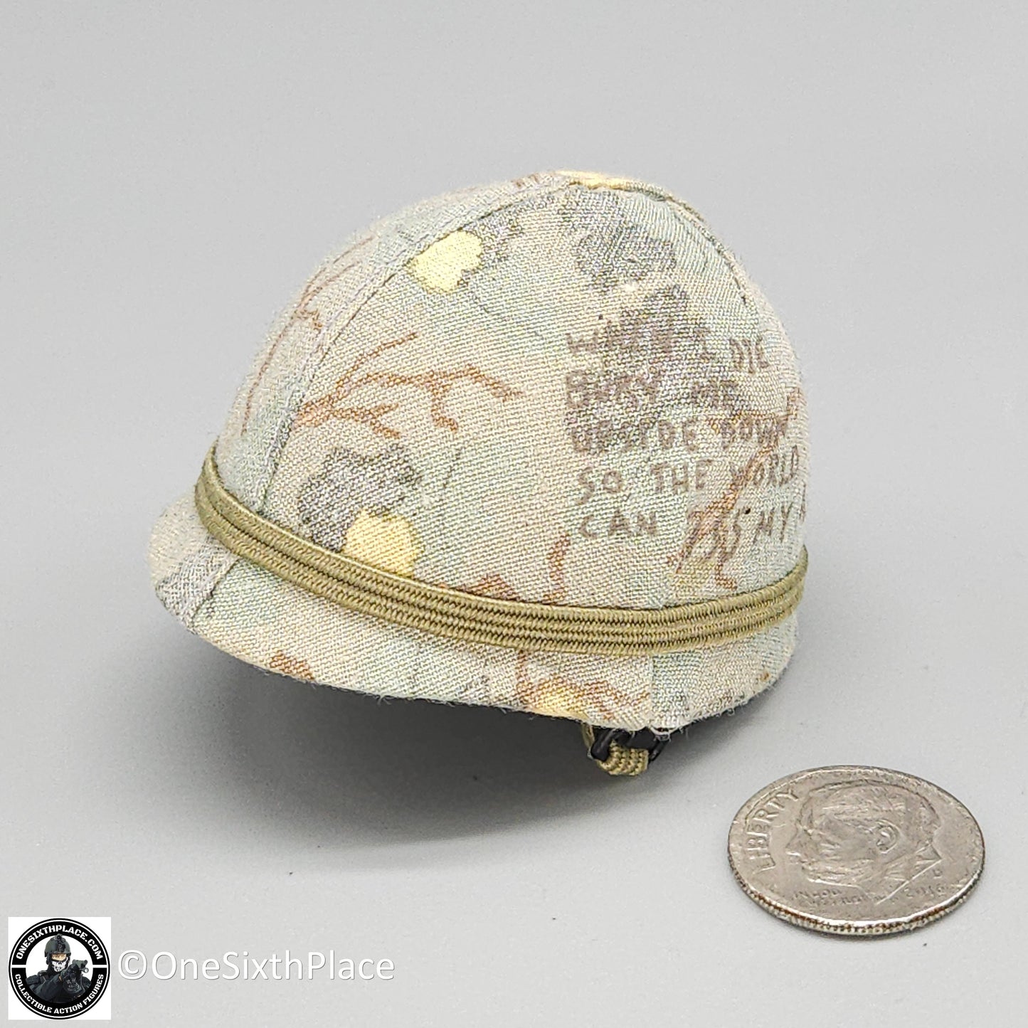 1:6 scale Sideshow Vietnam Platoon Chris Taylor Helmet for 12" Figures