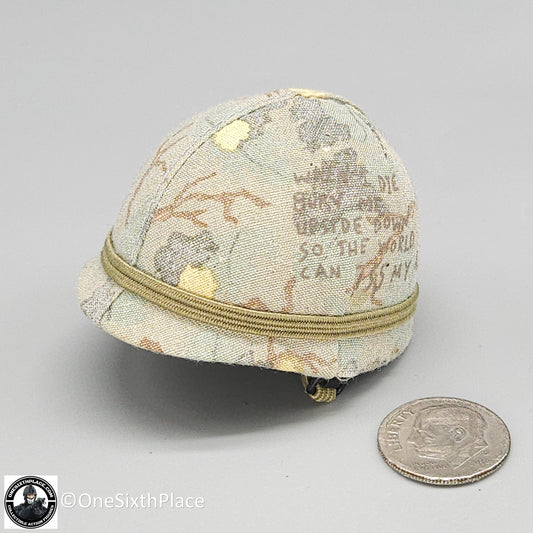 1:6 scale Sideshow Vietnam Platoon Chris Taylor Helmet for 12" Figures