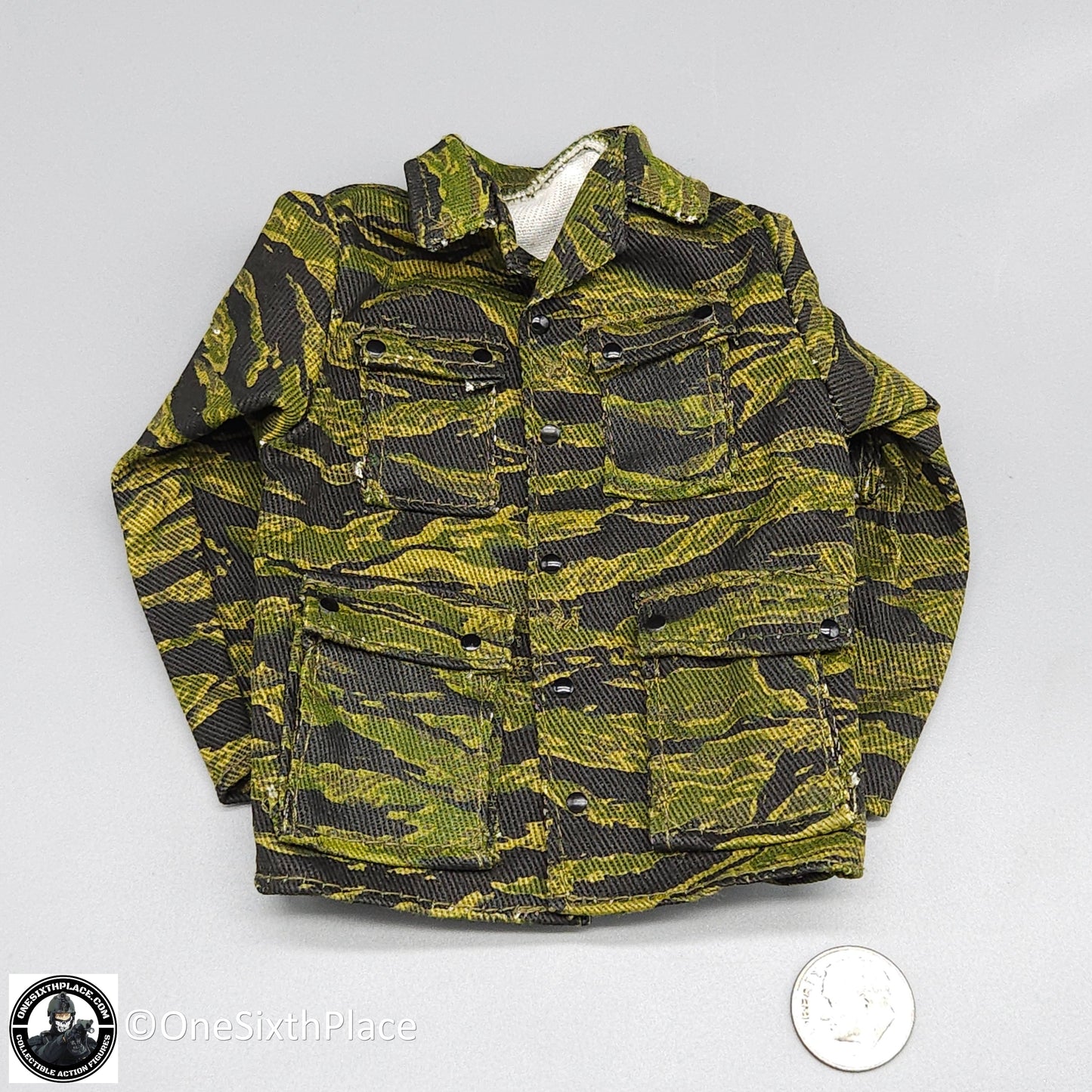 1:6 scale Ultimate Soldier Vietnam SEAL Tigerstripe Camo Shirt for 12" Figures