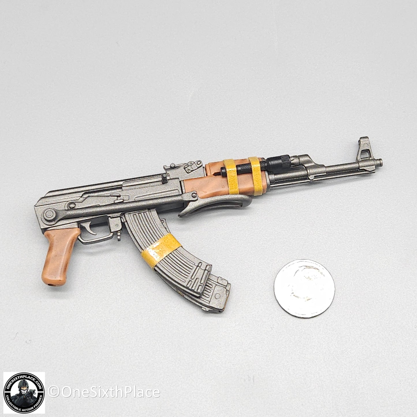 1:6 scale Dragon CIA Agent Jones AK 47 Rifle w/ Folding Stock for 12" Figures