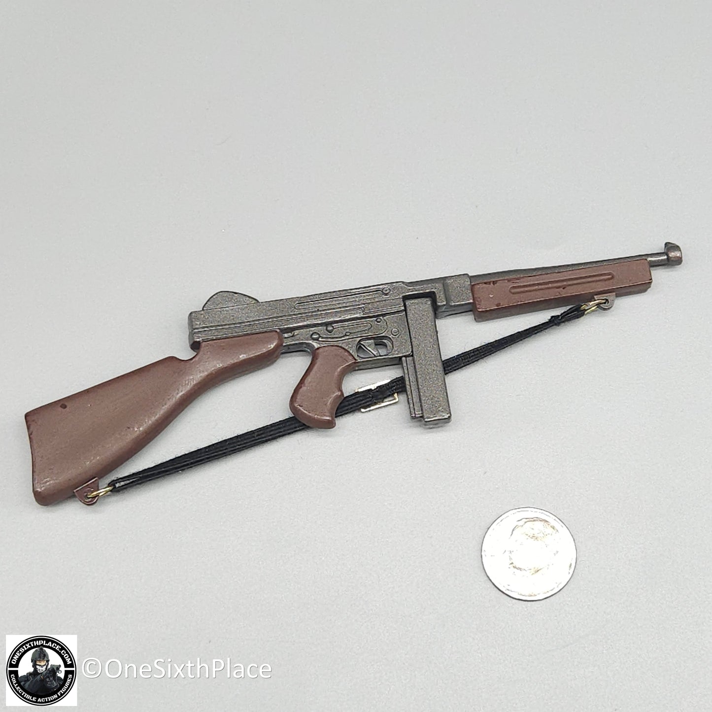1:6 scale Cotswold Basic WWII US Thompson Submachine Gun for 12" Figures
