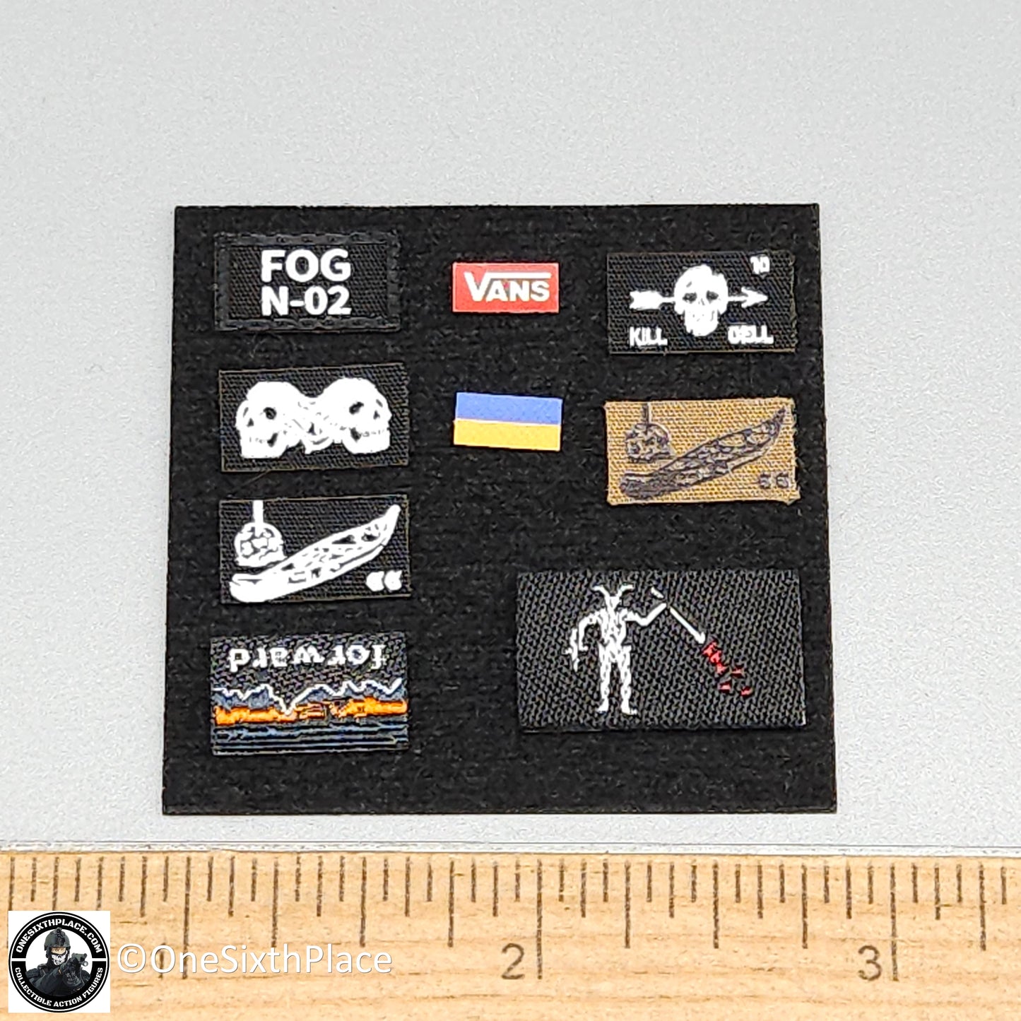 1:6 scale Easy & Simple Paramilitary Forces Operator Patches Set for 12" Figures
