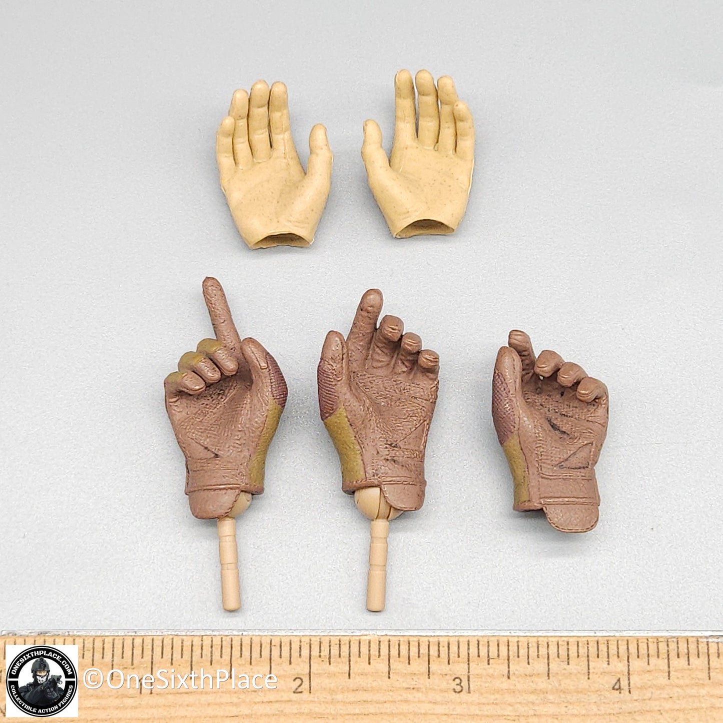 1:6 scale Easy & Simple Russian Special Operations Forces (SSO) Gloved Hands for 12" Figures