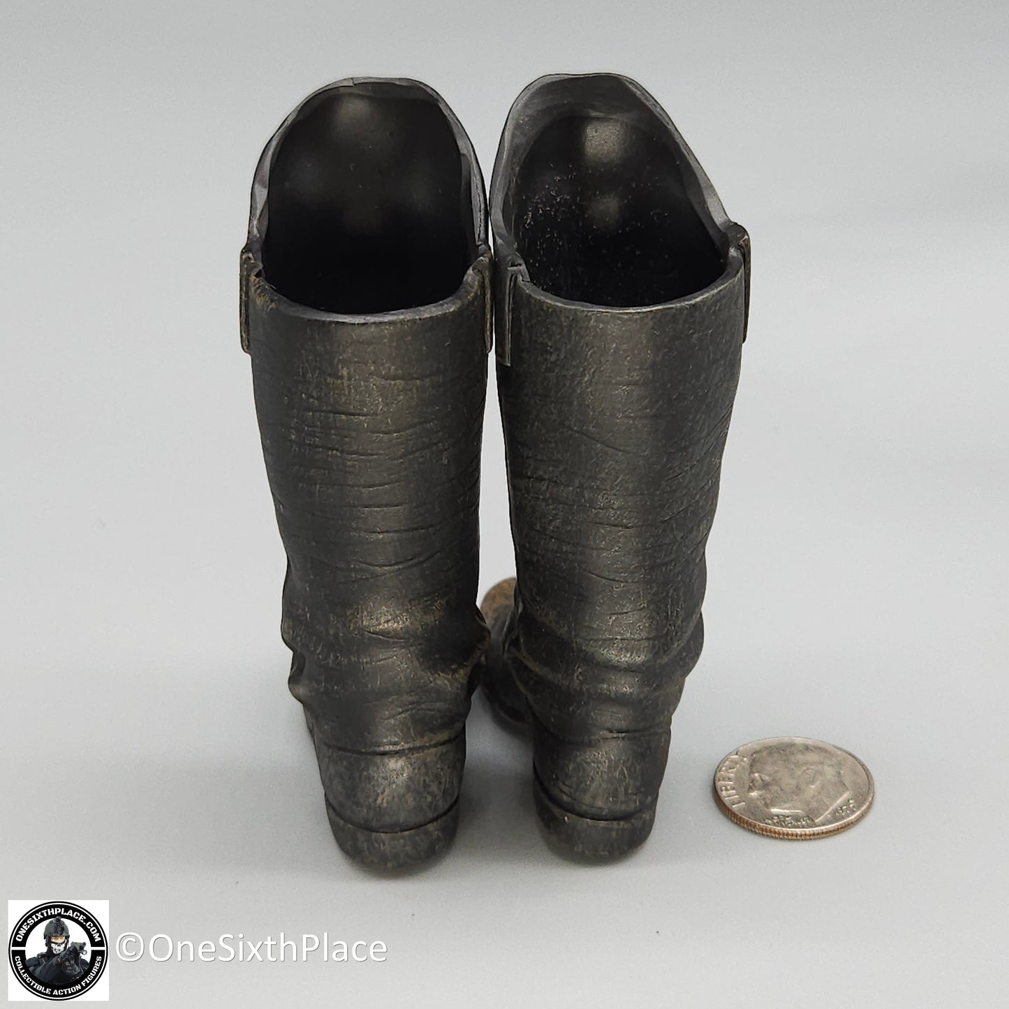 1:6 scale Sideshow Civil War Confederate Infantry Officer Boots for 12" Figures