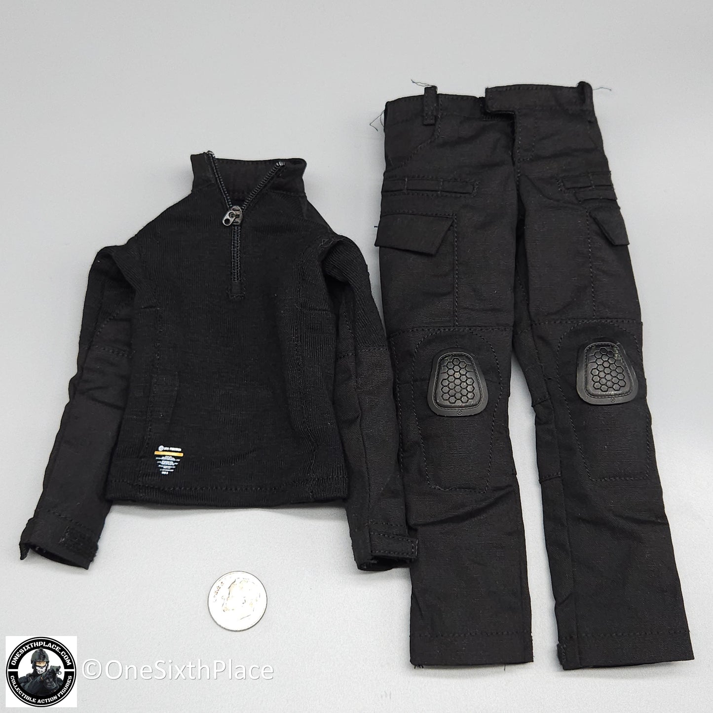 1:6 scale Easy & Simple Paramilitary Forces Operator Black Uniform for 12" Figures