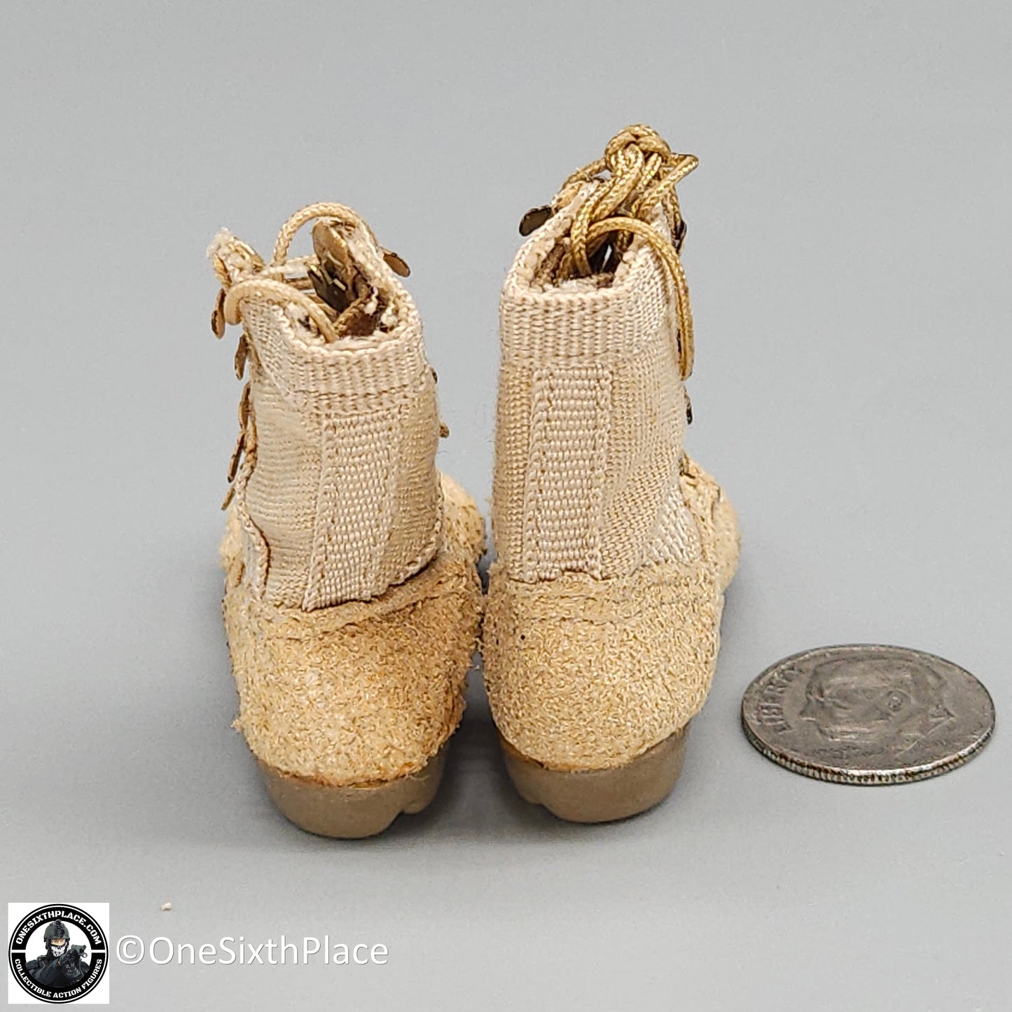 1:6 scale Toy Soldier Cloth Desert Danner Boots (Foot Type) for 12" Figures