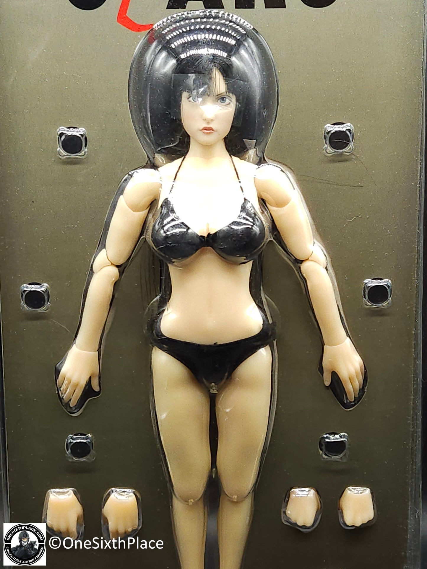1:6 Triad Toys Female Otaku 1.0 Black Hair Caucasian Body 12" Figure READ NOTES
