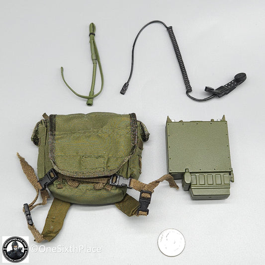 1:6 Custom Ranger Captain Steele AN/PRC-77 Radio w/ Backpack for 12" Figures