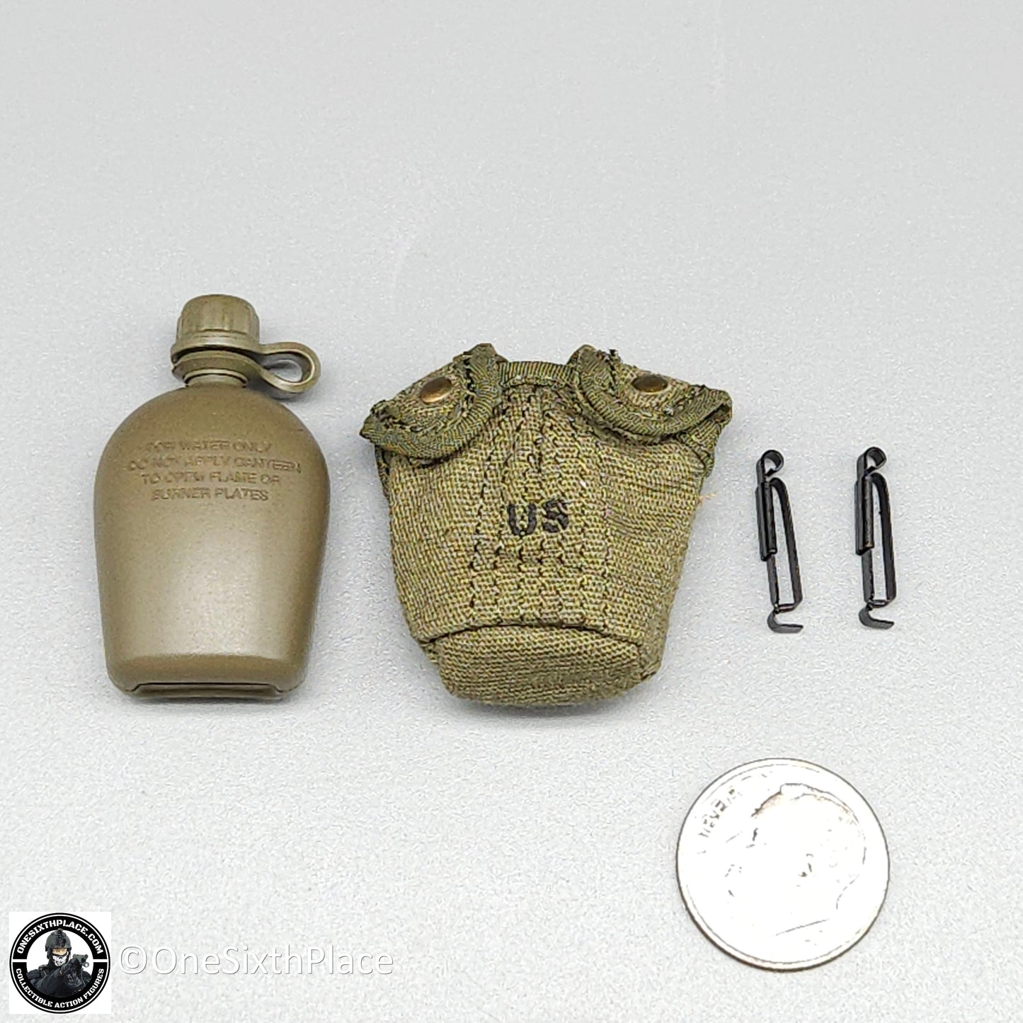 1:6 scale Ujindou Vietnam MACV-SOG Team Leader Canteen w/ Cover for 12" Figures