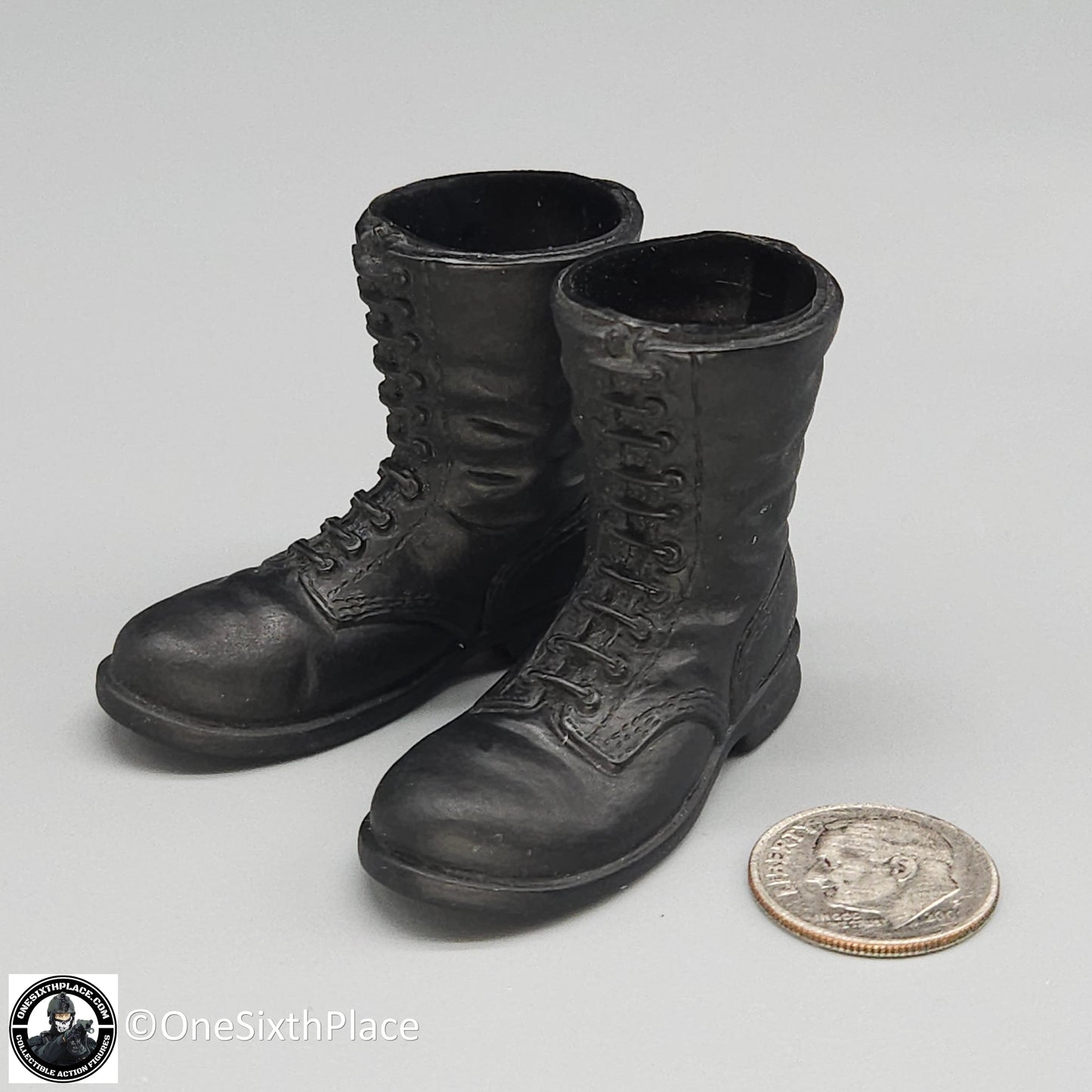 1:6 Ultimate Soldier Armed Terrorist Black Boots for 12" Figures