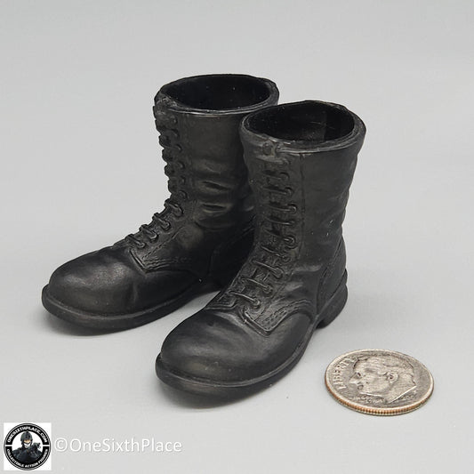 1:6 Ultimate Soldier Armed Terrorist Black Boots for 12" Figures
