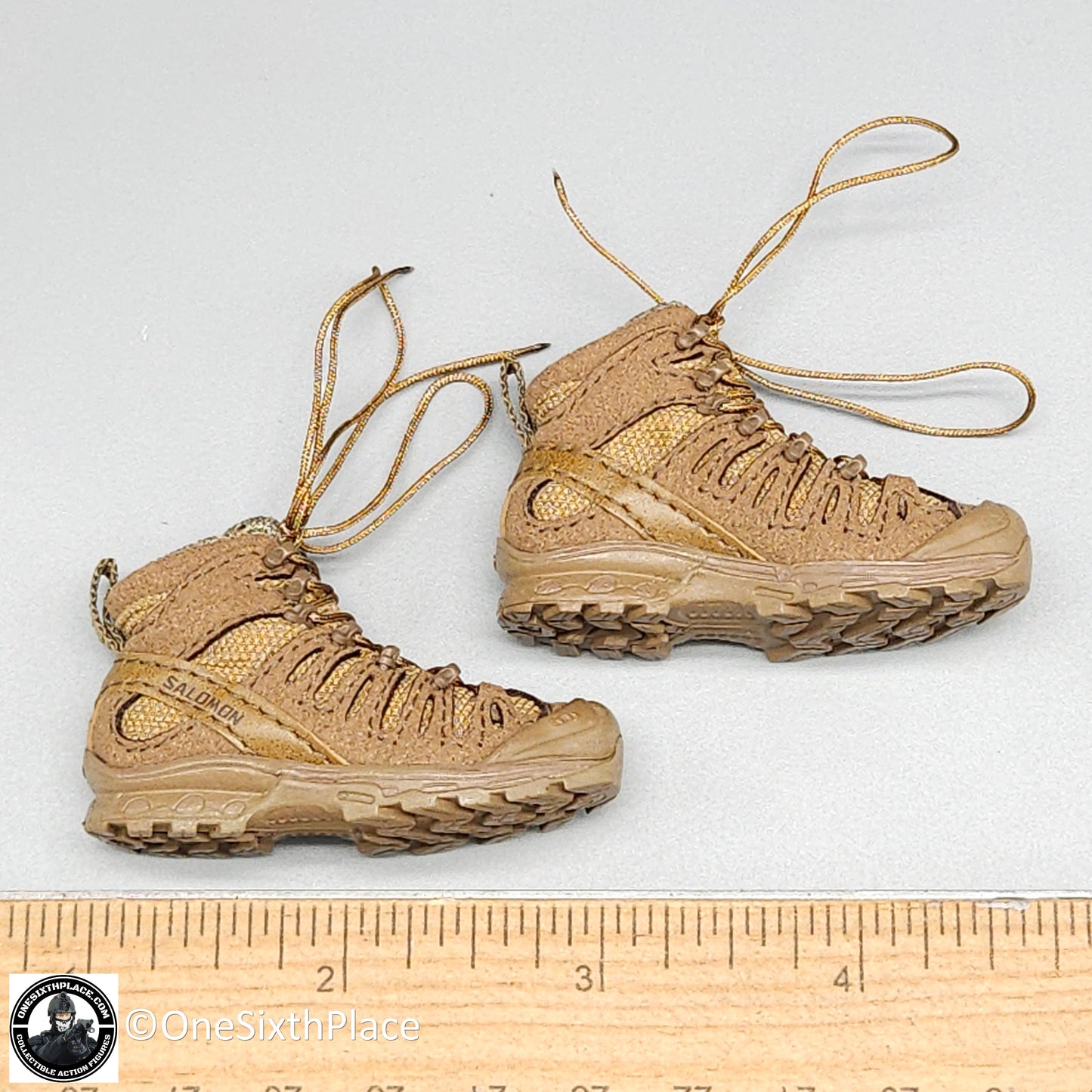 1:6 scale Easy & Simple Russian Special Operations Forces (SSO) Tan GTX Boots for 12" Figures