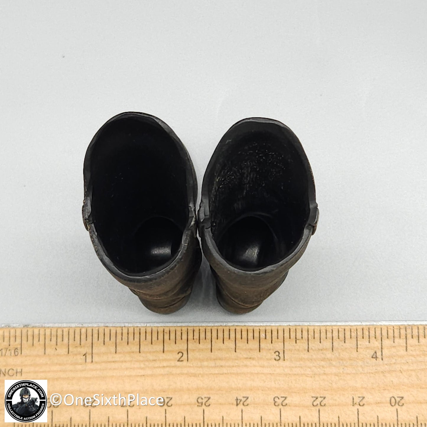 1:6 scale Sideshow Civil War Confederate Infantry Officer Boots for 12" Figures