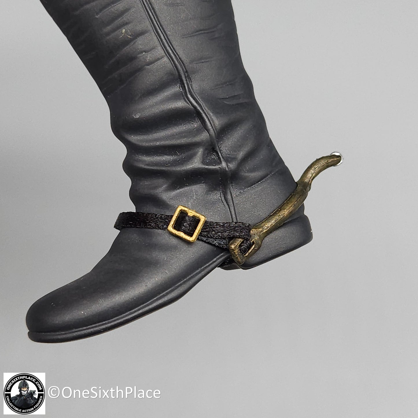1:6 scale Sideshow Civil War Confederate Infantry Officer Boot Spurs for 12" Figures