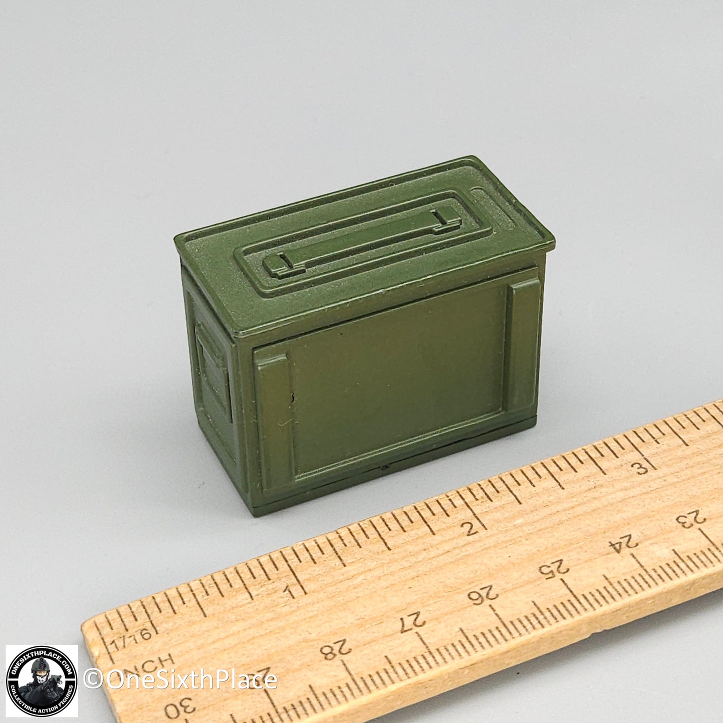1:6 scale Ultimate Soldier .50 Cal Ammo Can Box (Solid) for 12" Figure