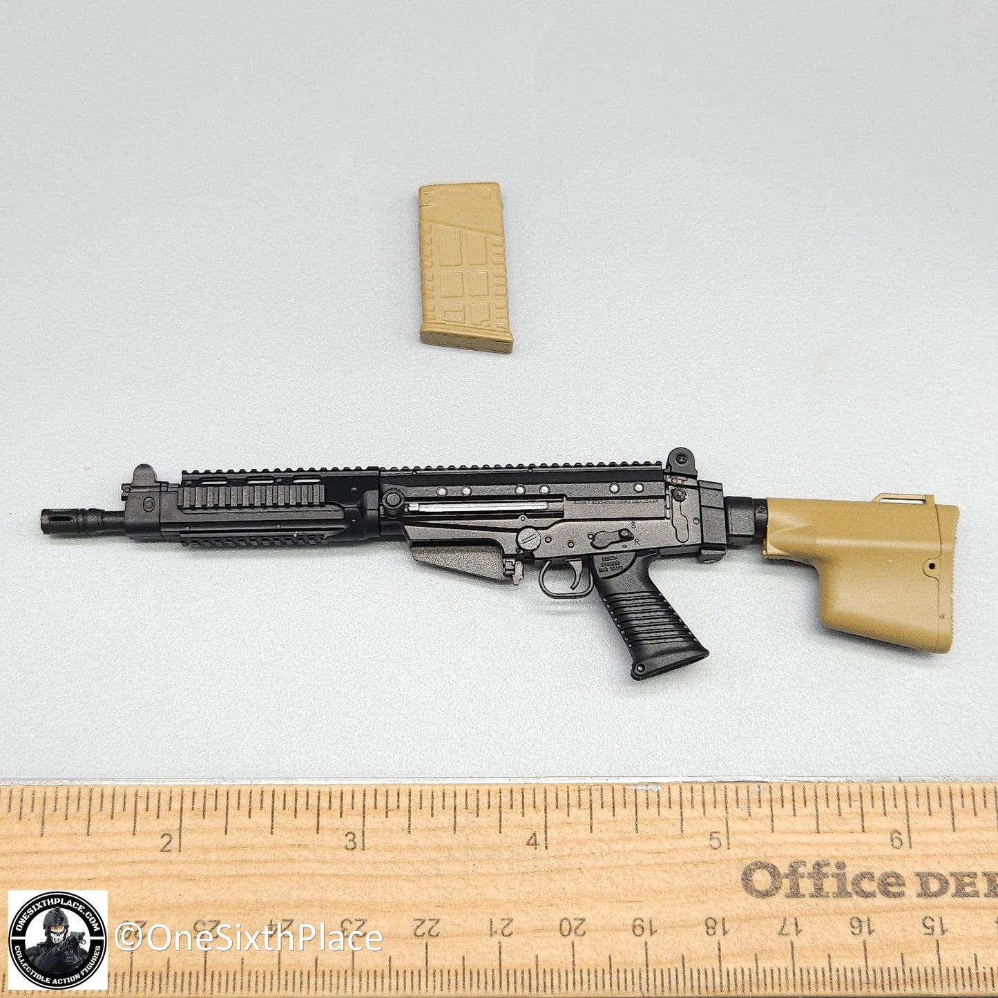 1:6 Easy & Simple PMC Weapon Set C SA58 7.62 Rifle Carbine for 12" Figures