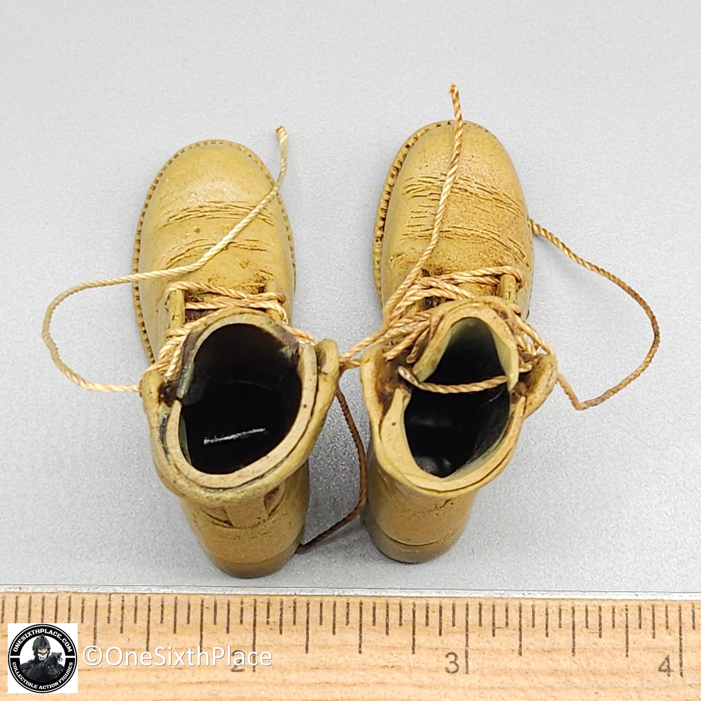 1:6 scale Very Hot Toys Desert Danner Boots w/ Laces for 12" Figures