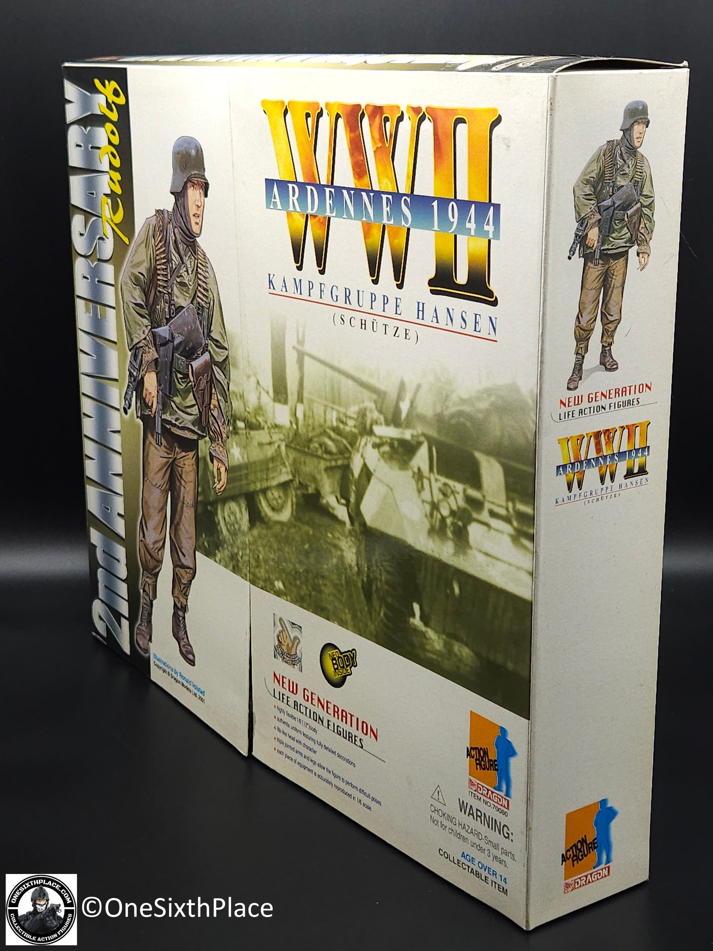 1:6 Dragon 2nd Anniversary WWII German Ardennes 1944 Kampfgruppe Hansen 12" Figure
