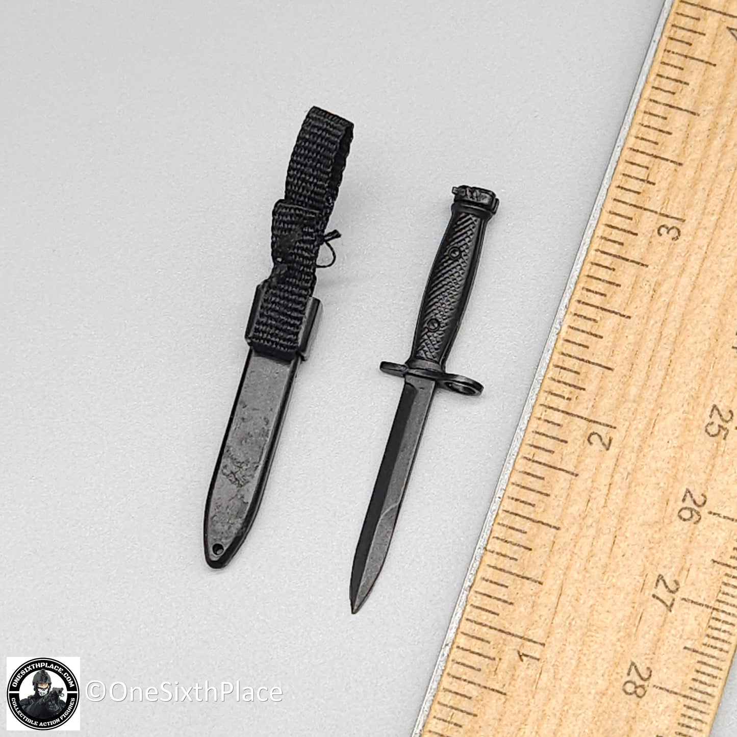 1:6 Dragon HK Police SDU Michael Bayonet Knife for 12" Figures