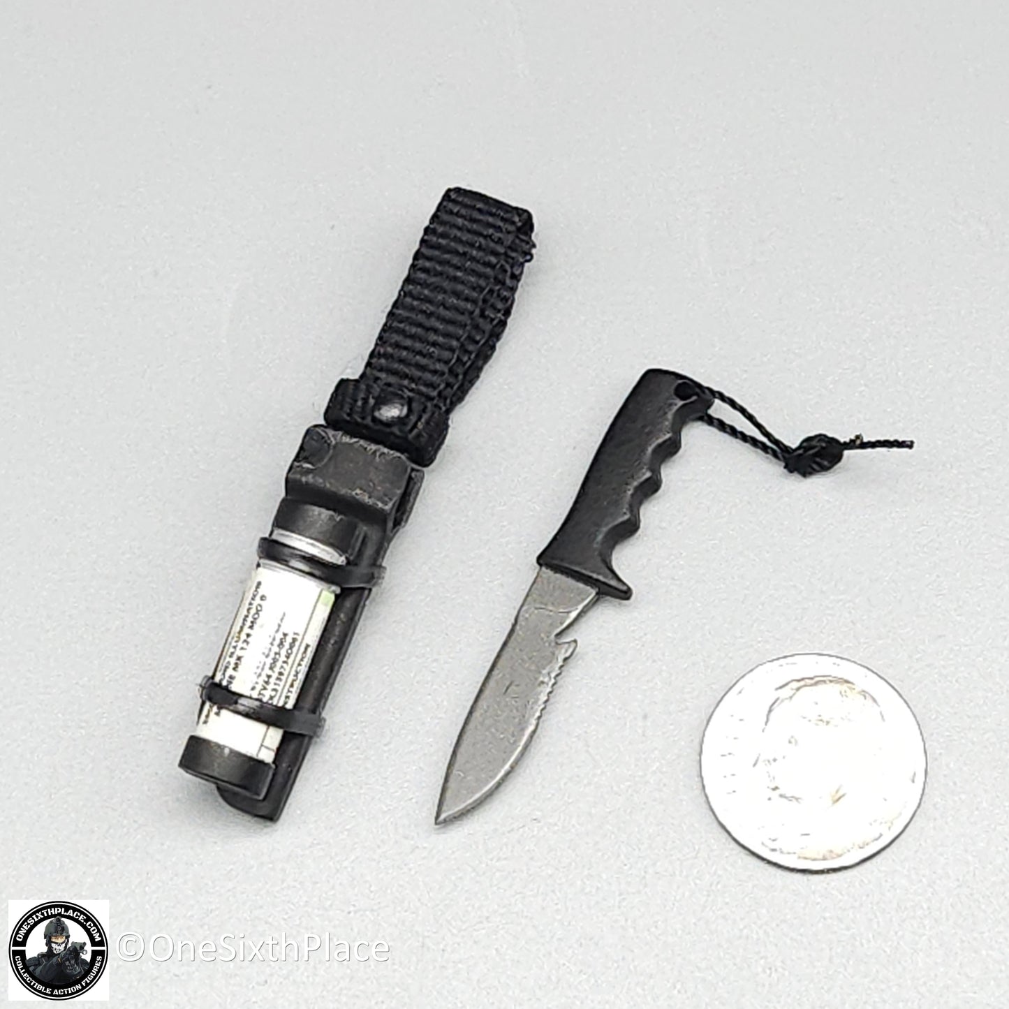 1:6 scale BBI SEAL Sniper Hawkeye Combat Knife w/ Flare for 12" Figures