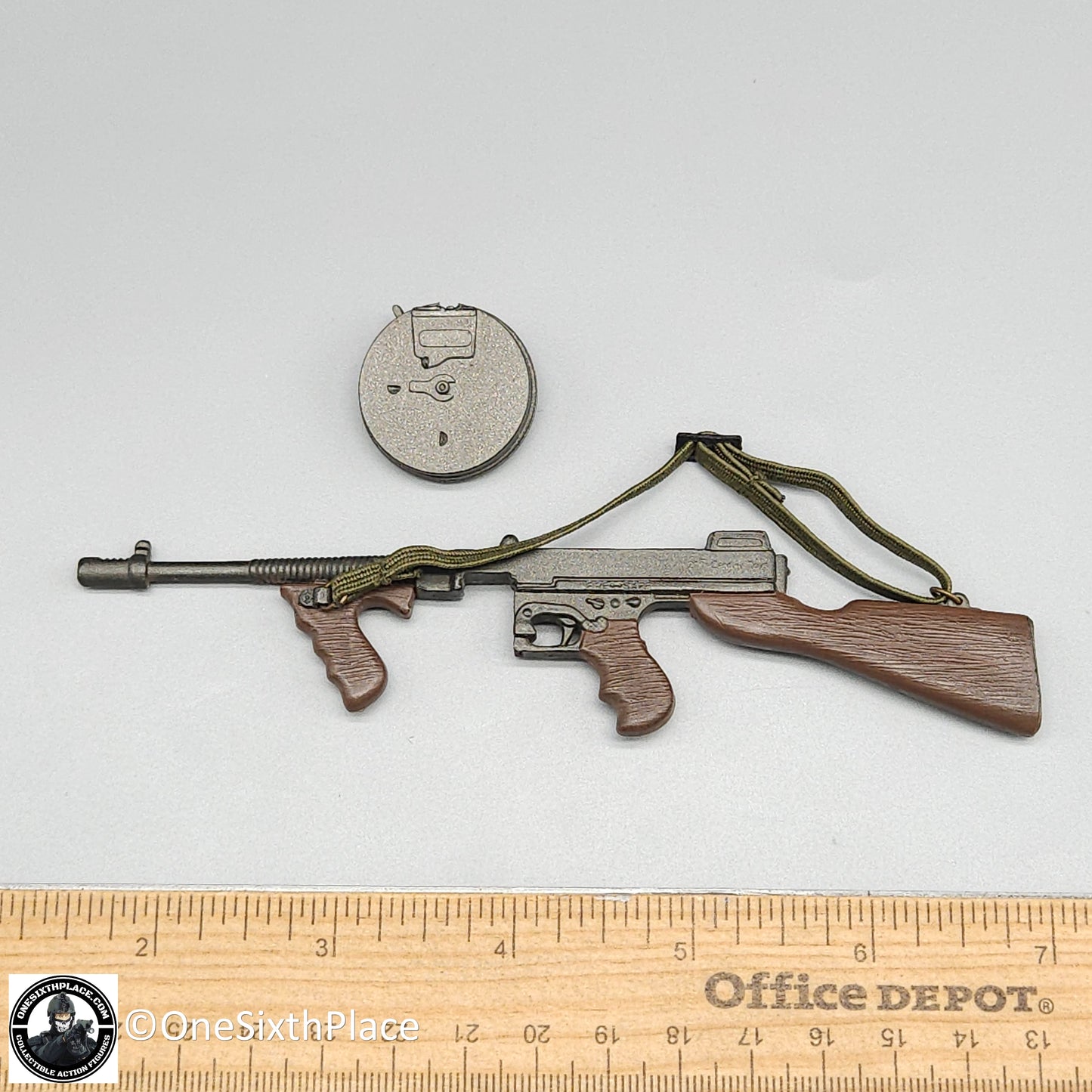 1:6 Ultimate Soldier WWII Thompson Submachine Gun w/ Drum Mag for 12" Figures