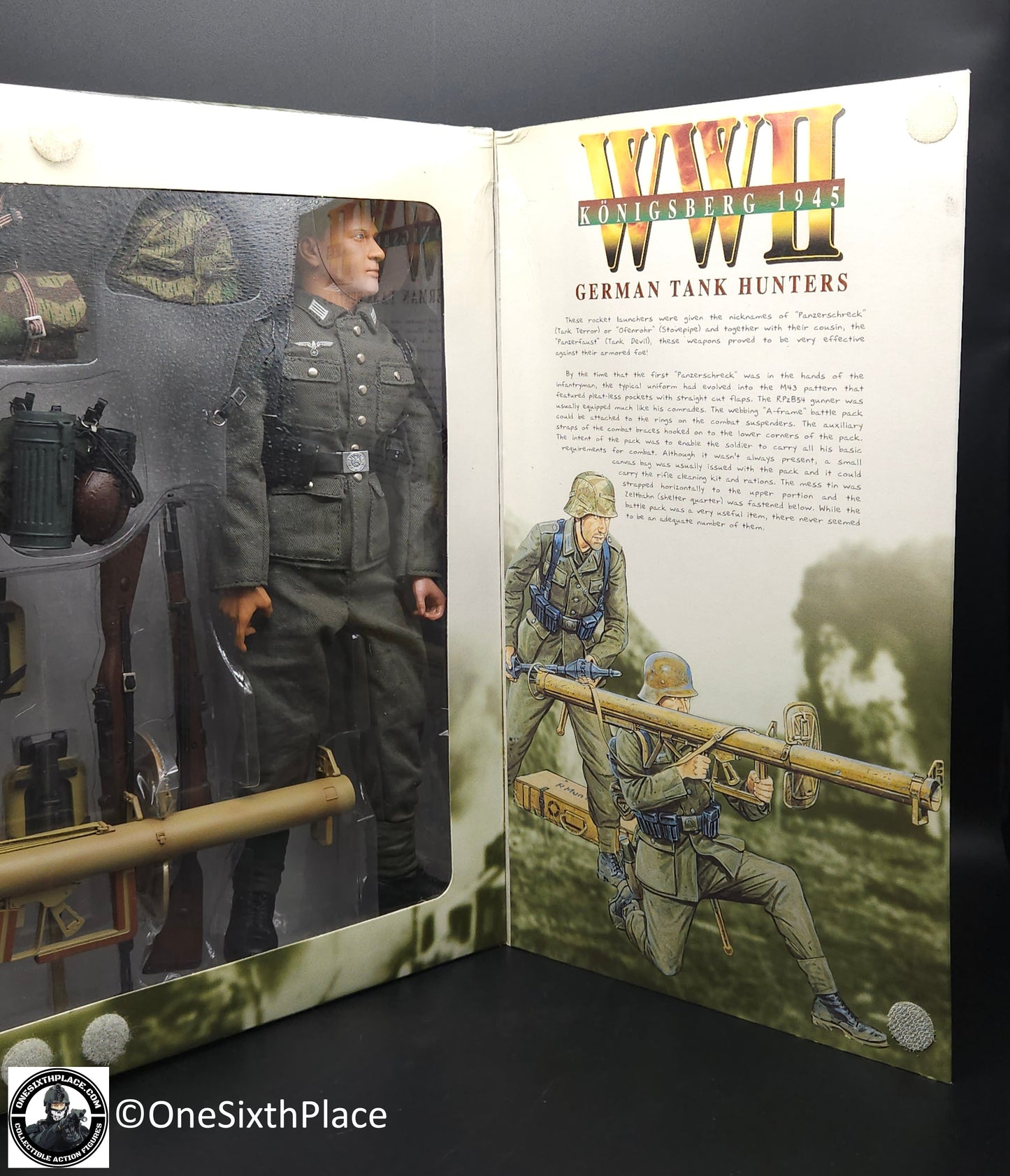 1:6 Dragon WWII German Tank Hunters Klein & Cross Konigsberg 1945 12" Figure Set