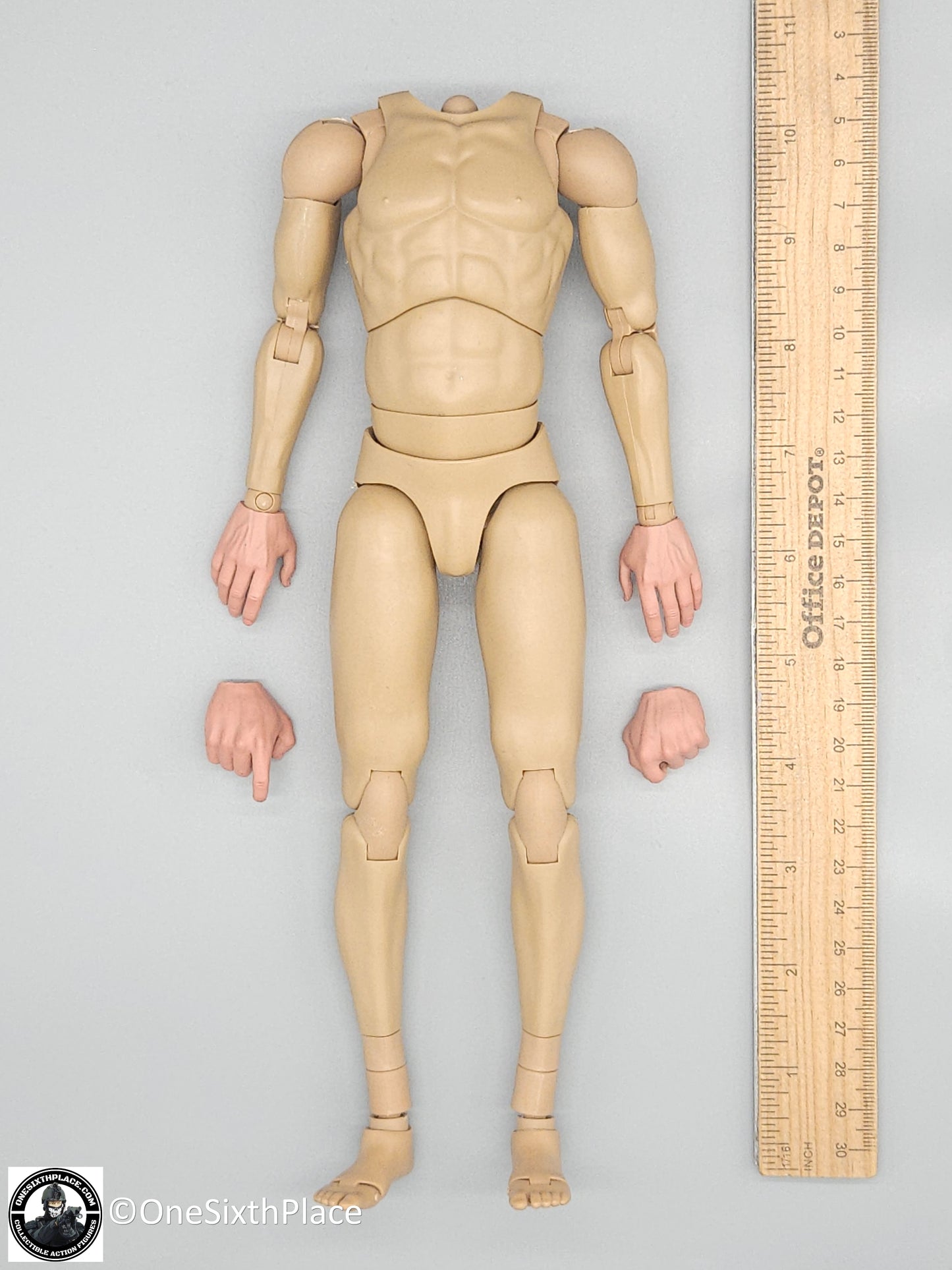 1:6 scale Ujindou Vietnam MACV-SOG Team Leader Male Body w/ Hands for 12" Figures
