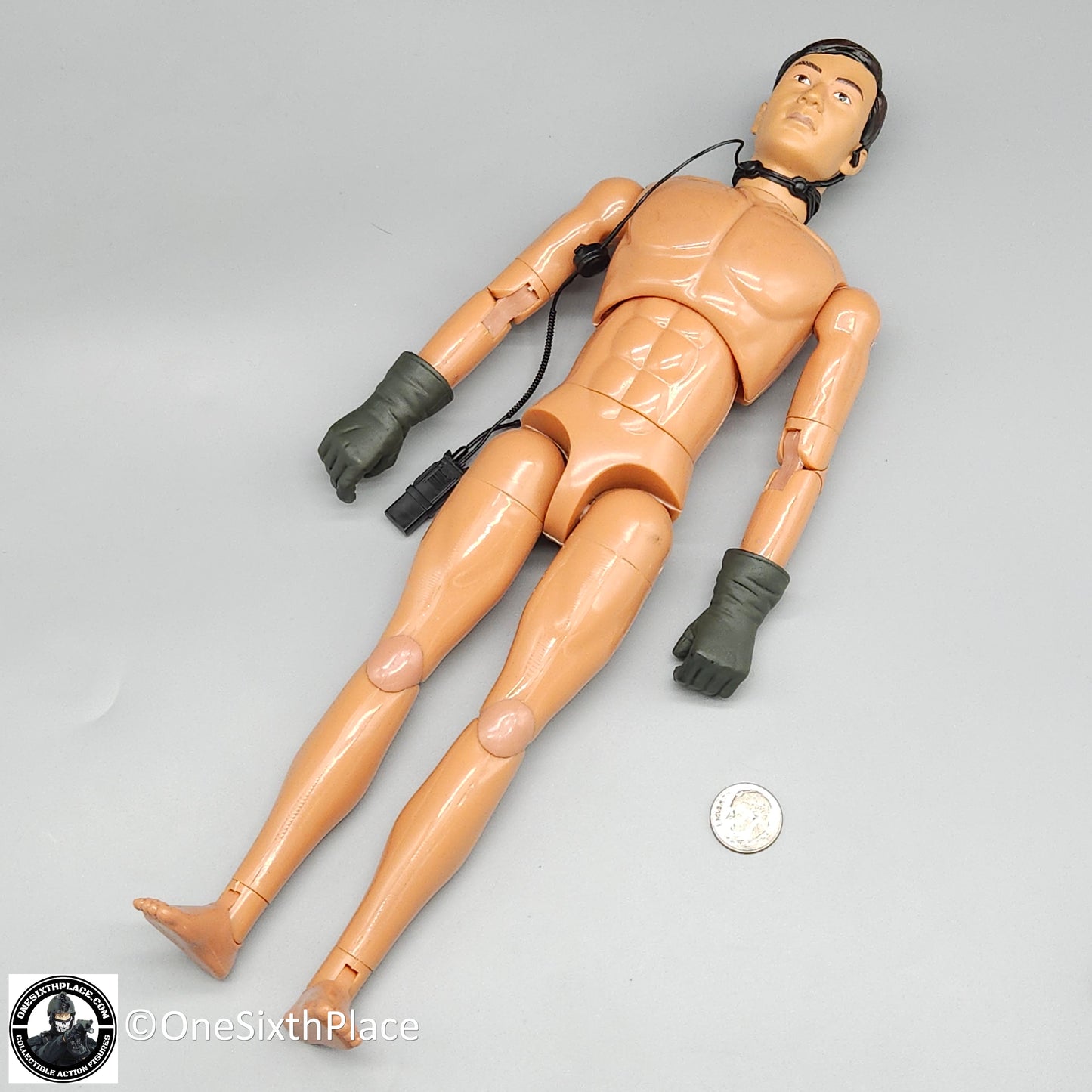 1:6 scale Dragon SDU Michael Asian Male Nude Body w/ Gloves 12" Figure