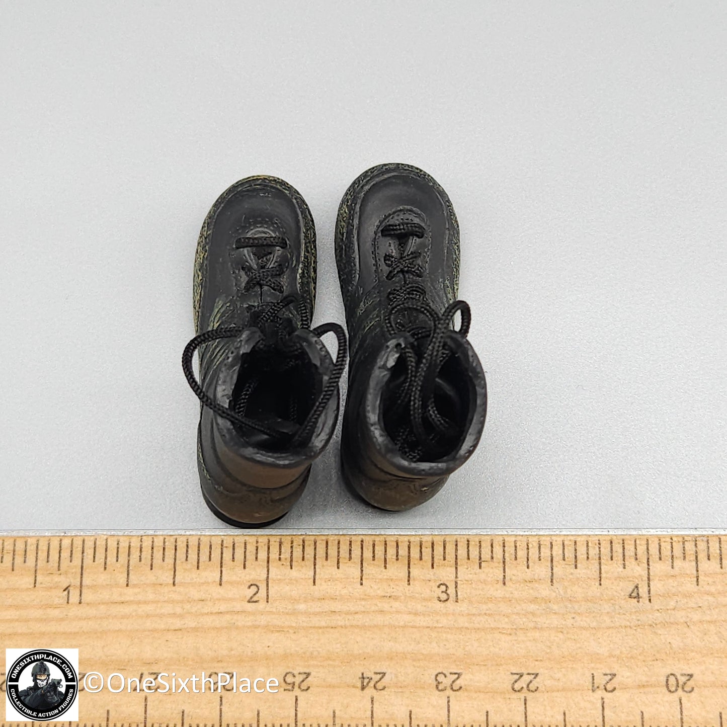 1:6 scale Toy Soldier Delta Force Black Adidas Boots for 12" Figures