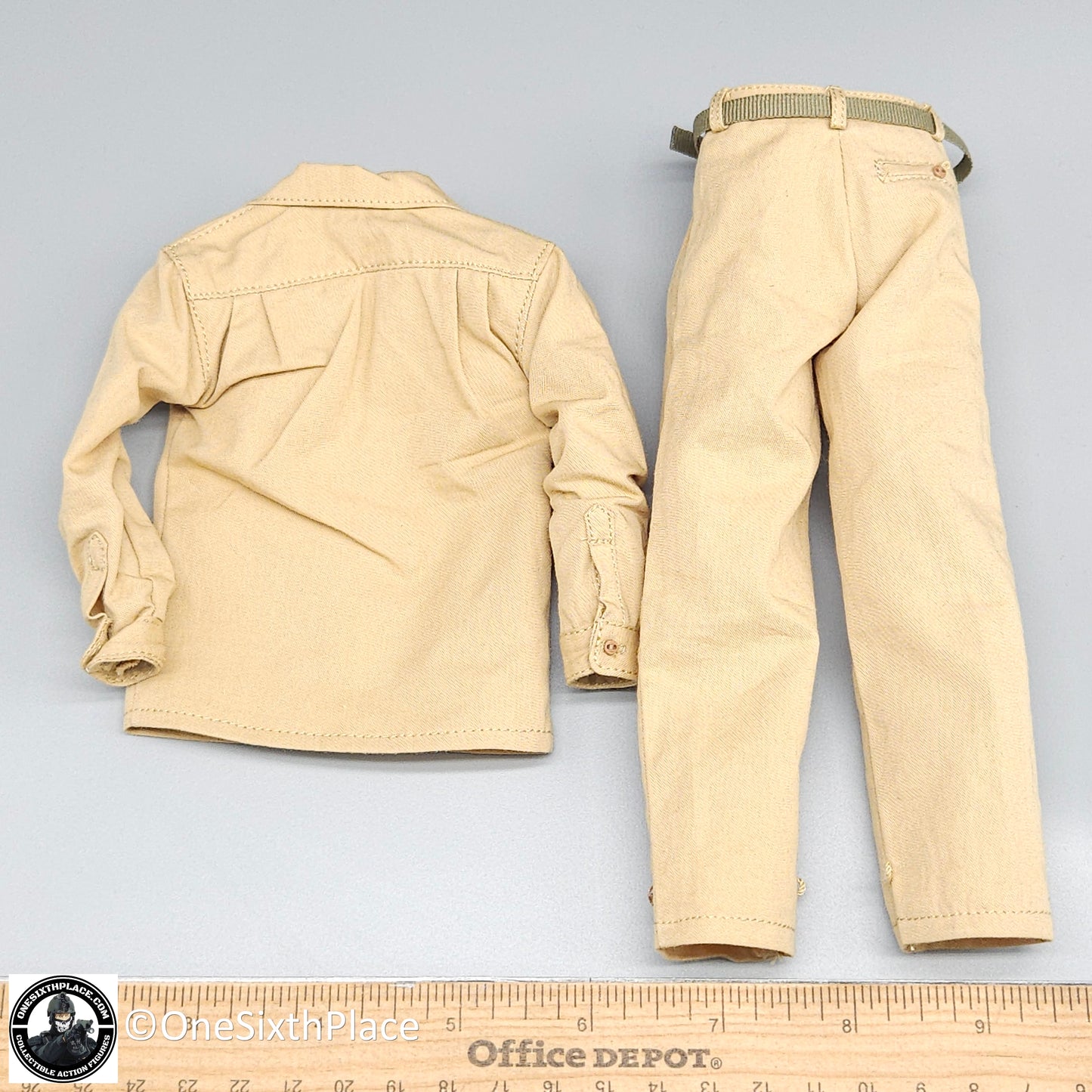 1:6 Ujindou Vietnam MACV-SOG Prairie Fire NVA Tan Uniform for 12" Figures