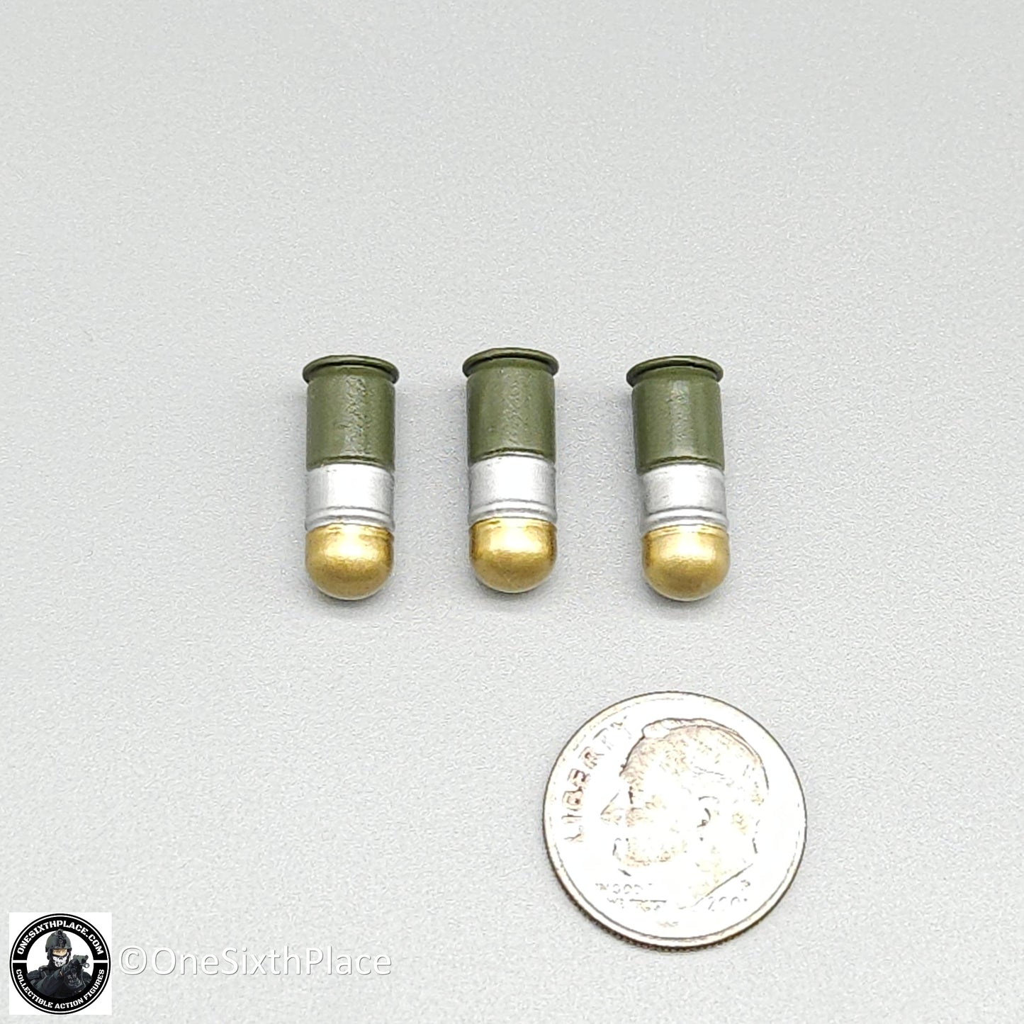 1:6 scale Easy & Simple NAVY Special Warfare 40mm Grenades (x3) for 12" Figures